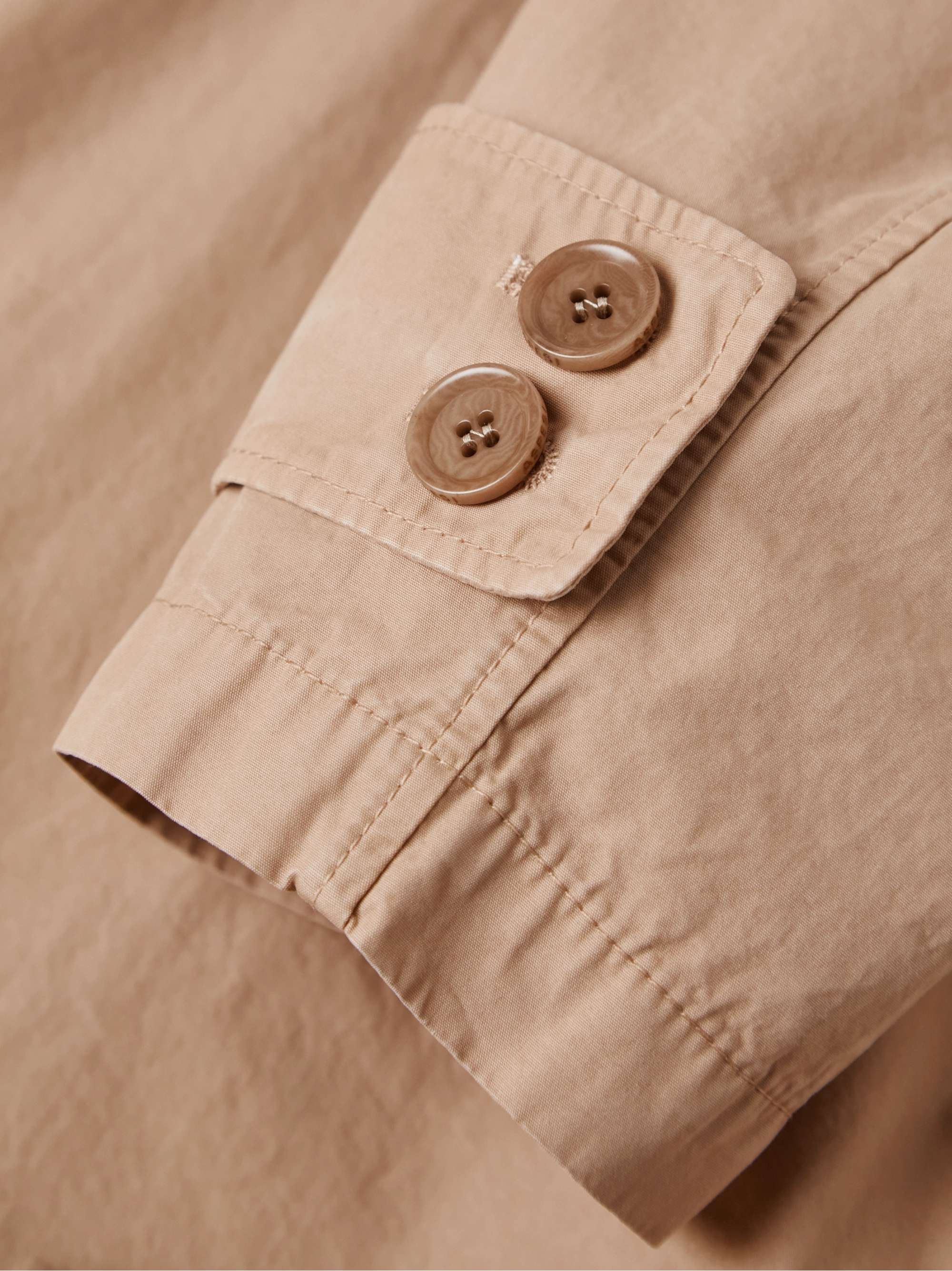 ASPESI Cotton-Canvas Trench Coat