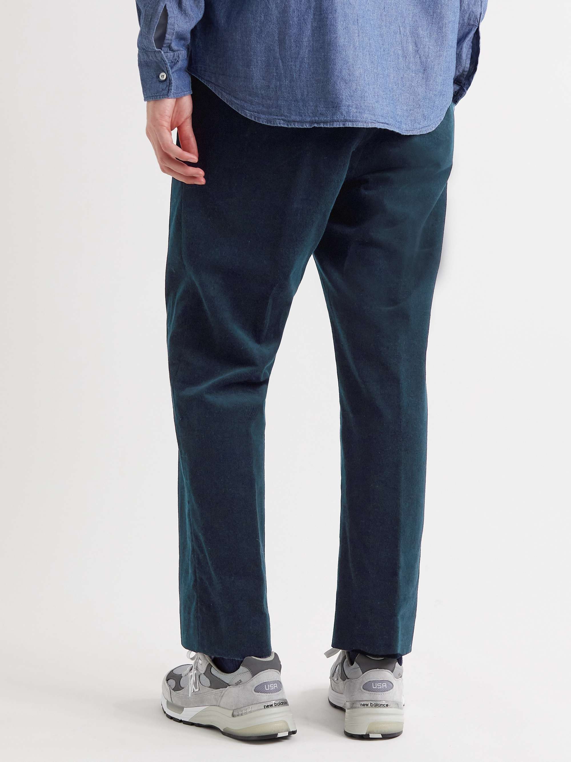 ASPESI Straight-Leg Cotton-Corduroy Trousers
