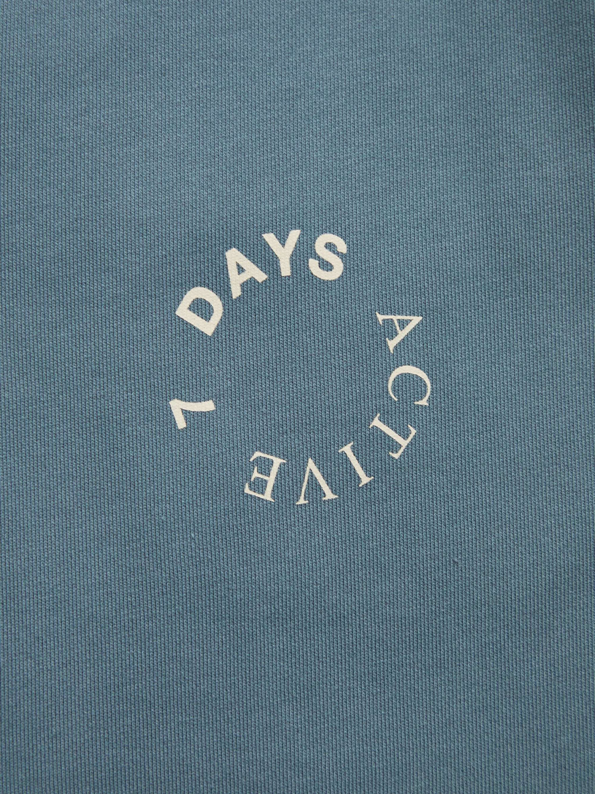 7 DAYS ACTIVE Monday Logo-Print Organic Cotton-Jersey Sweatpants