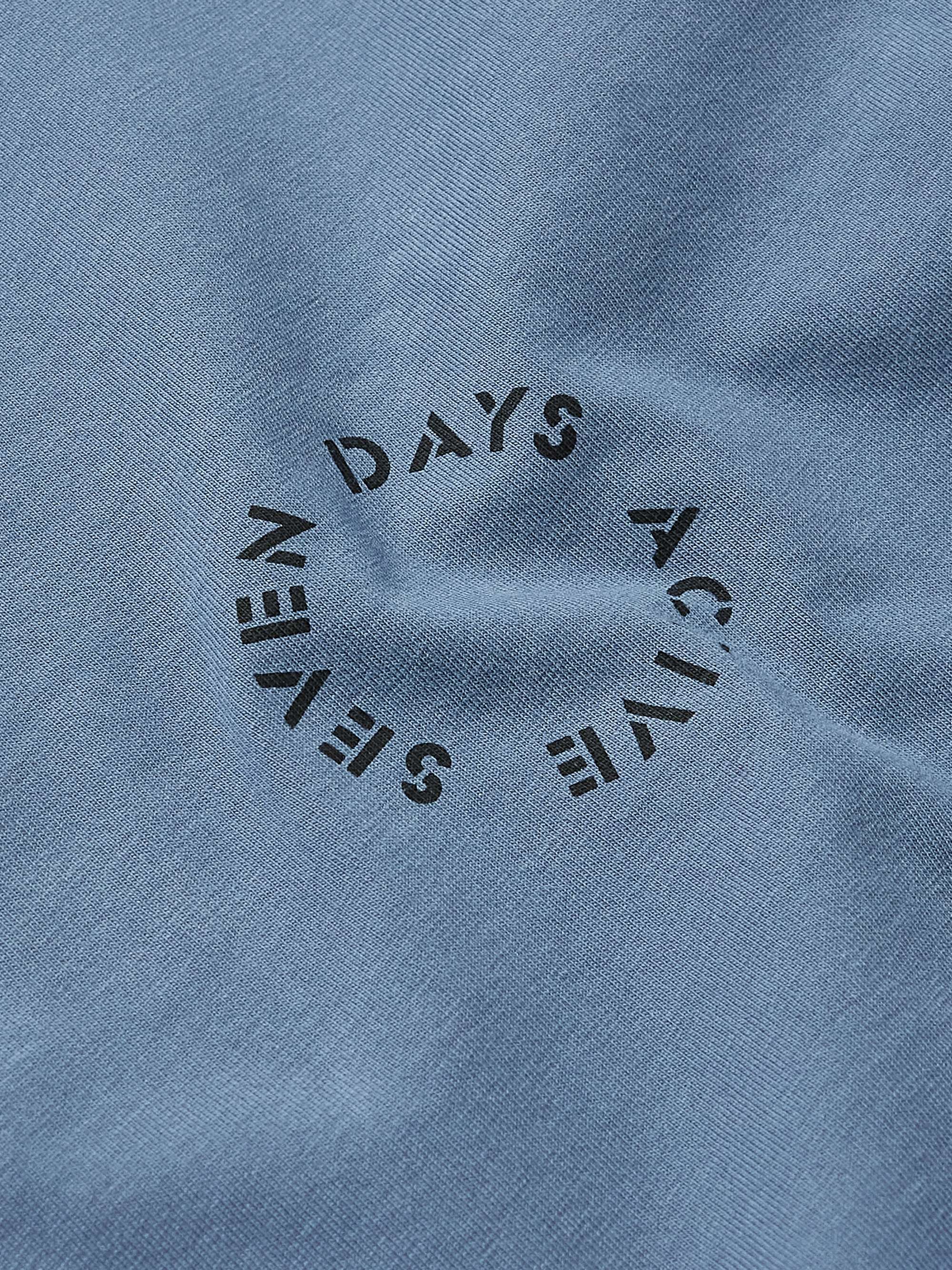 7 DAYS ACTIVE Logo-Print Organic Cotton-Jersey T-Shirt