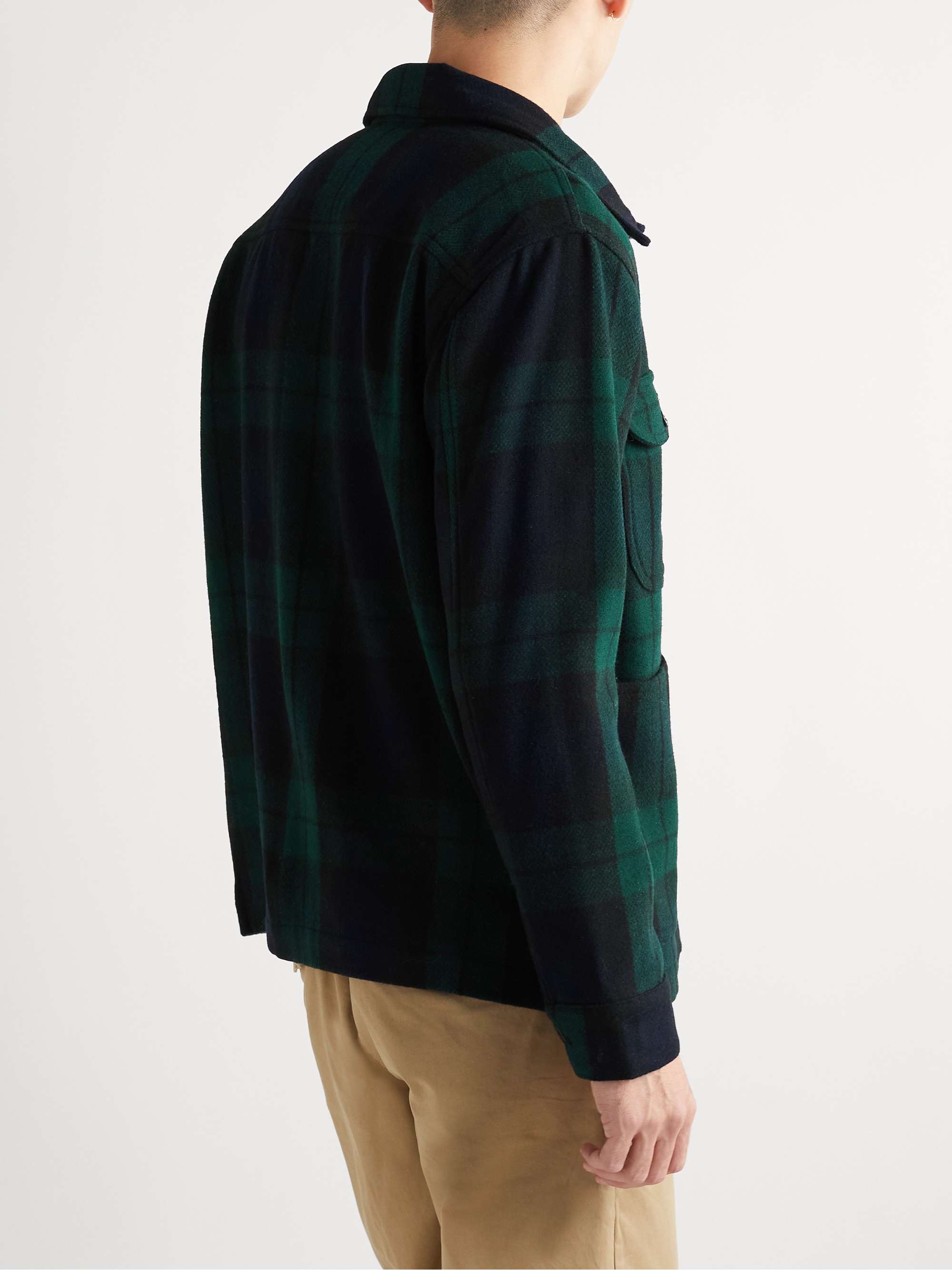 ALEX MILL Checked Wool Chore Jacket