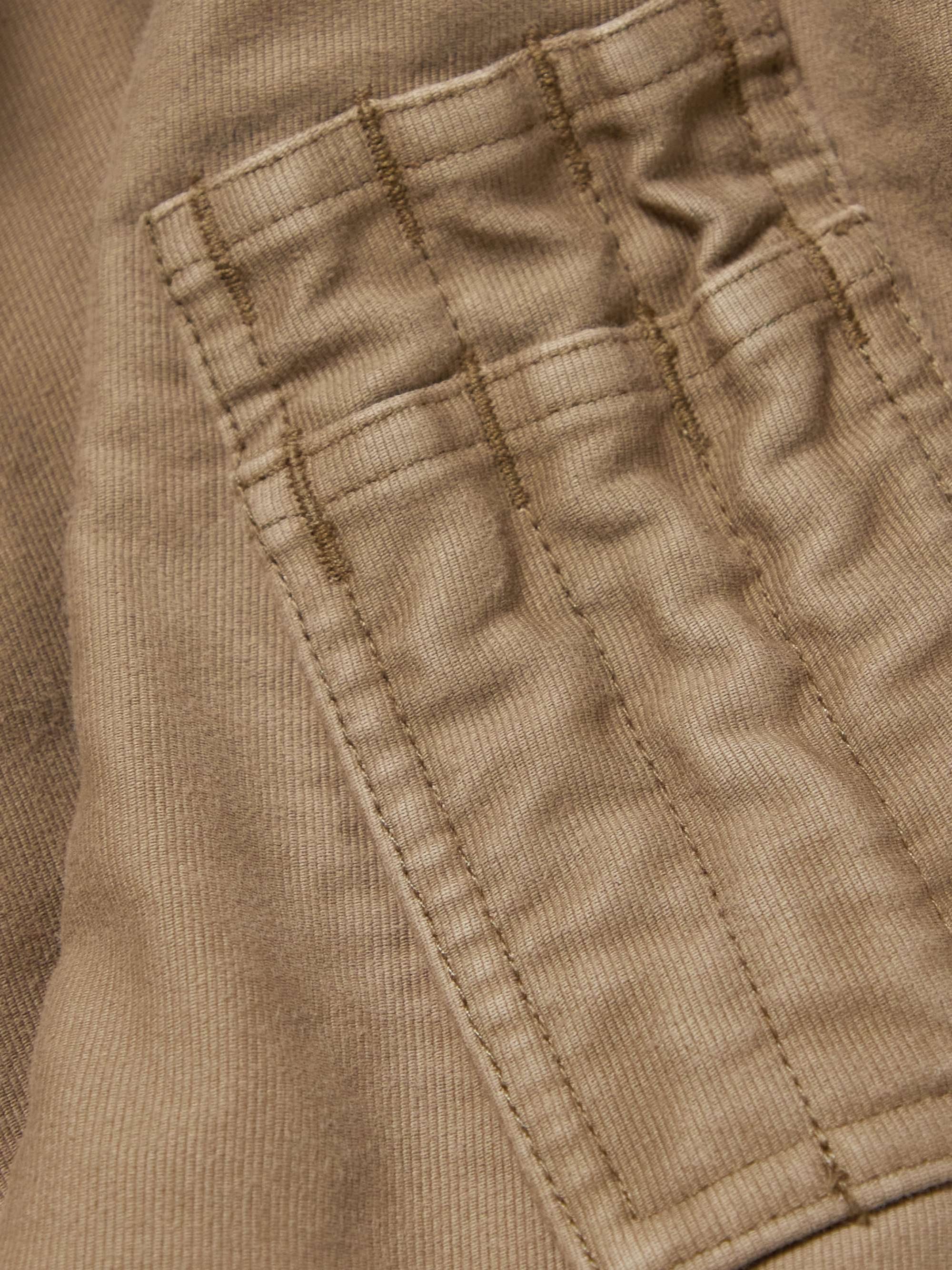 RRL Clayworth Faux Shearling Trimmed Cotton Blouson Jacket