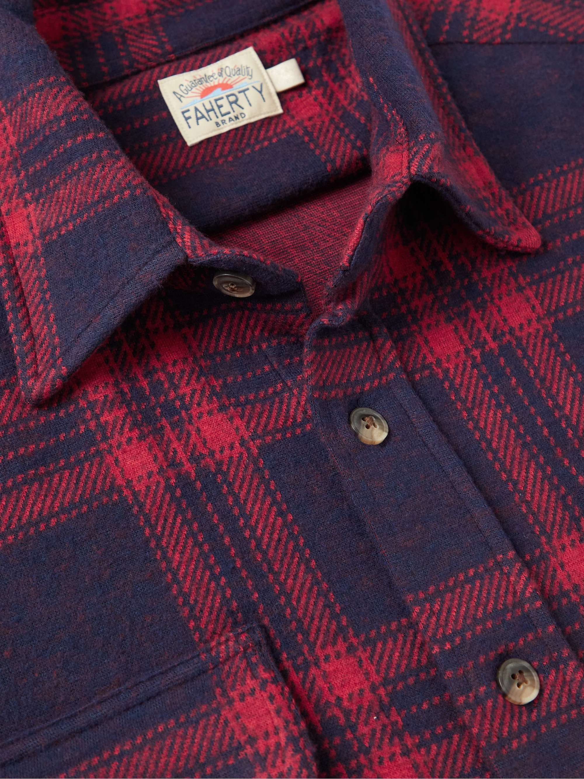 FAHERTY Legend Checked Flannel Shirt