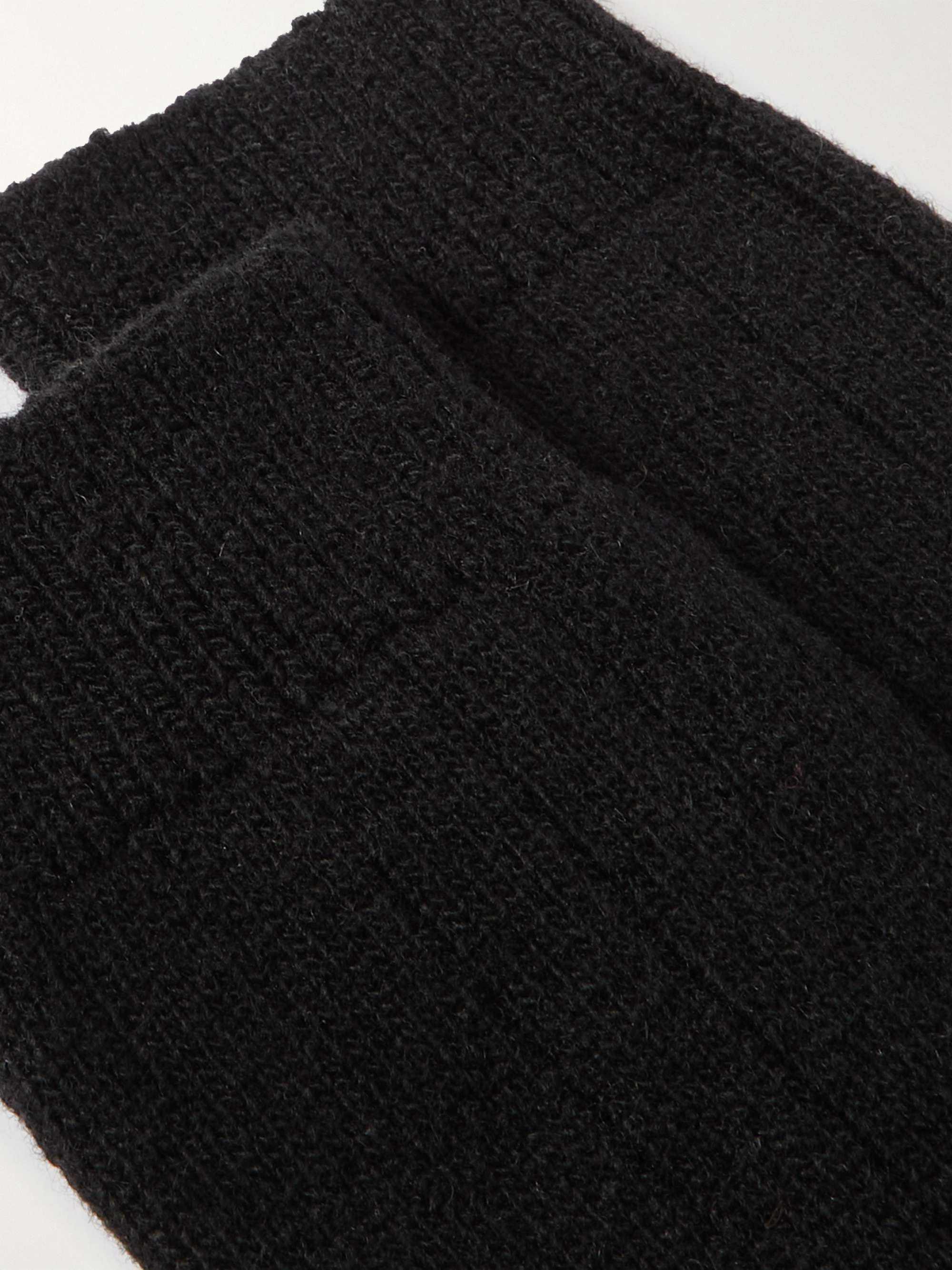 NN07 Sock One Ribbed Wool-Blend Socks