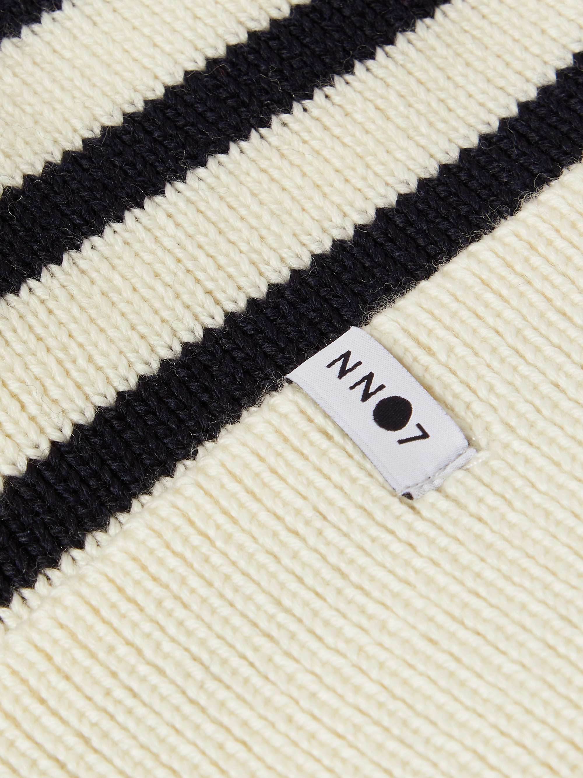 NN07 Striped Merino Wool Beanie