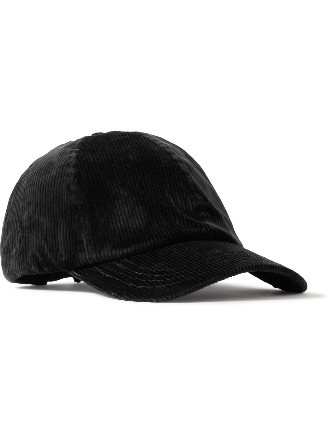 Nn07 Cotton-blend Corduroy Baseball Cap In Black