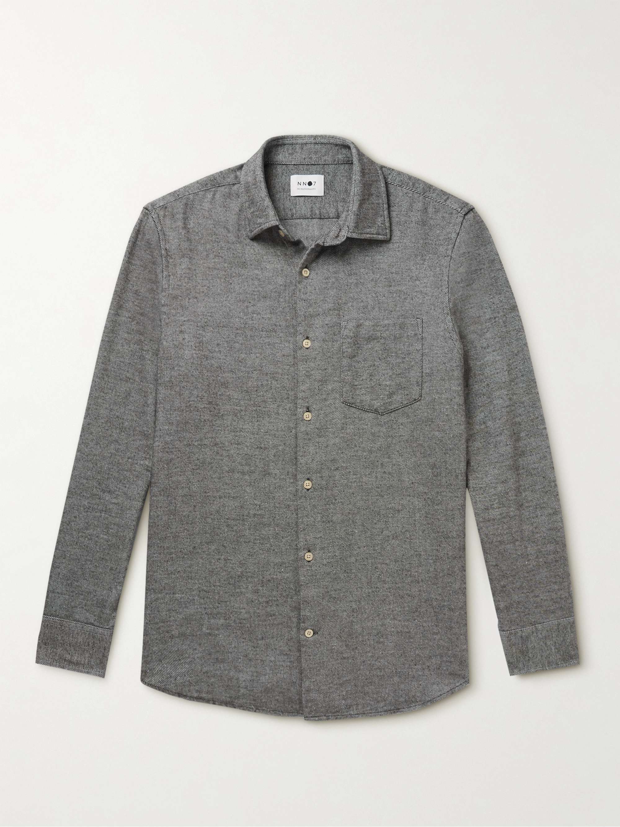 NN07 Errico Cotton-Flannel Shirt