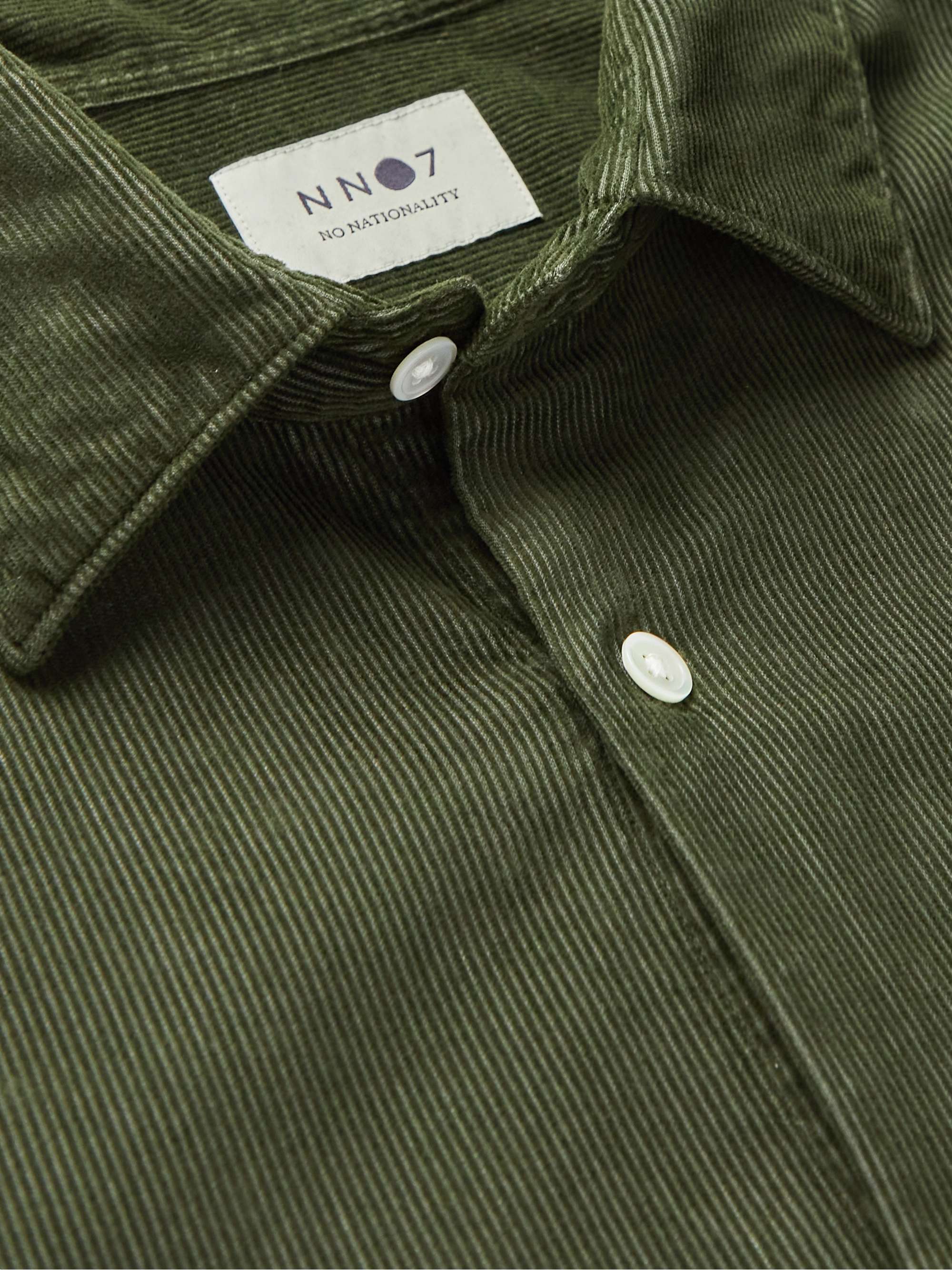 NN07 Errico Cotton-Blend Corduroy Shirt
