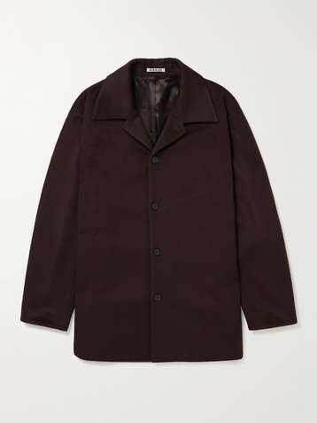 Convertible-Collar Cashmere Blouson Jacket