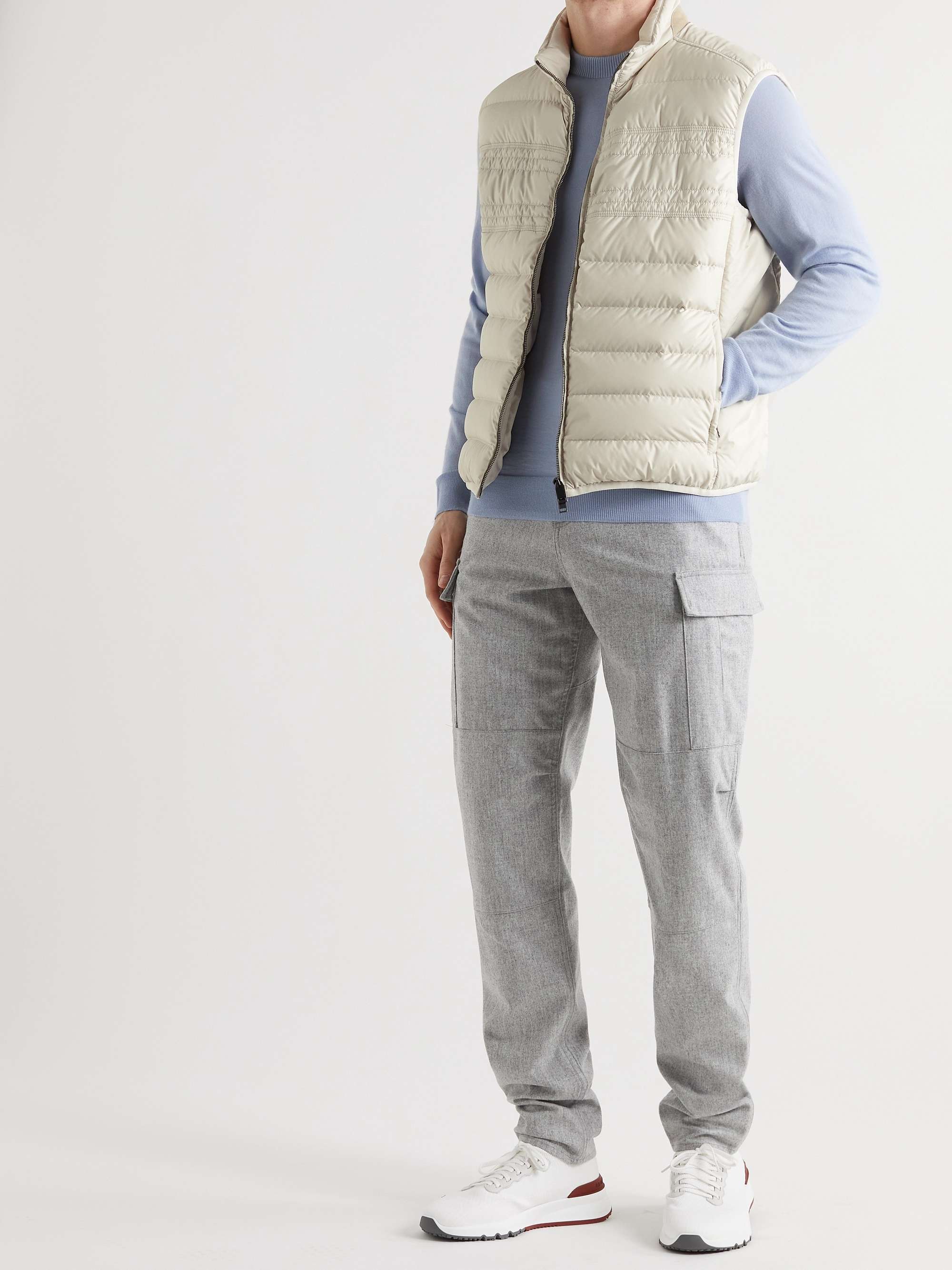 BRIONI Slim-Fit Recycled Shell Down Gilet