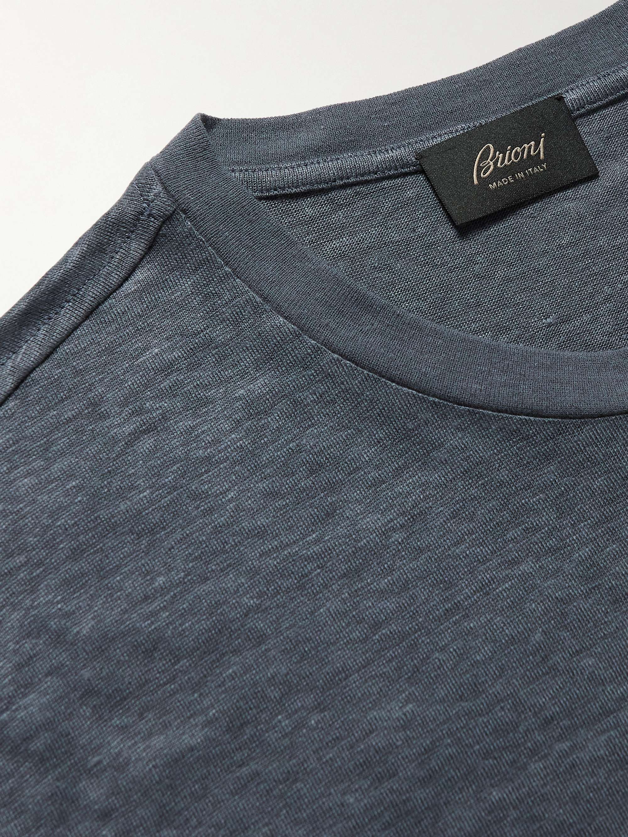 BRIONI Linen-Jersey T-Shirt
