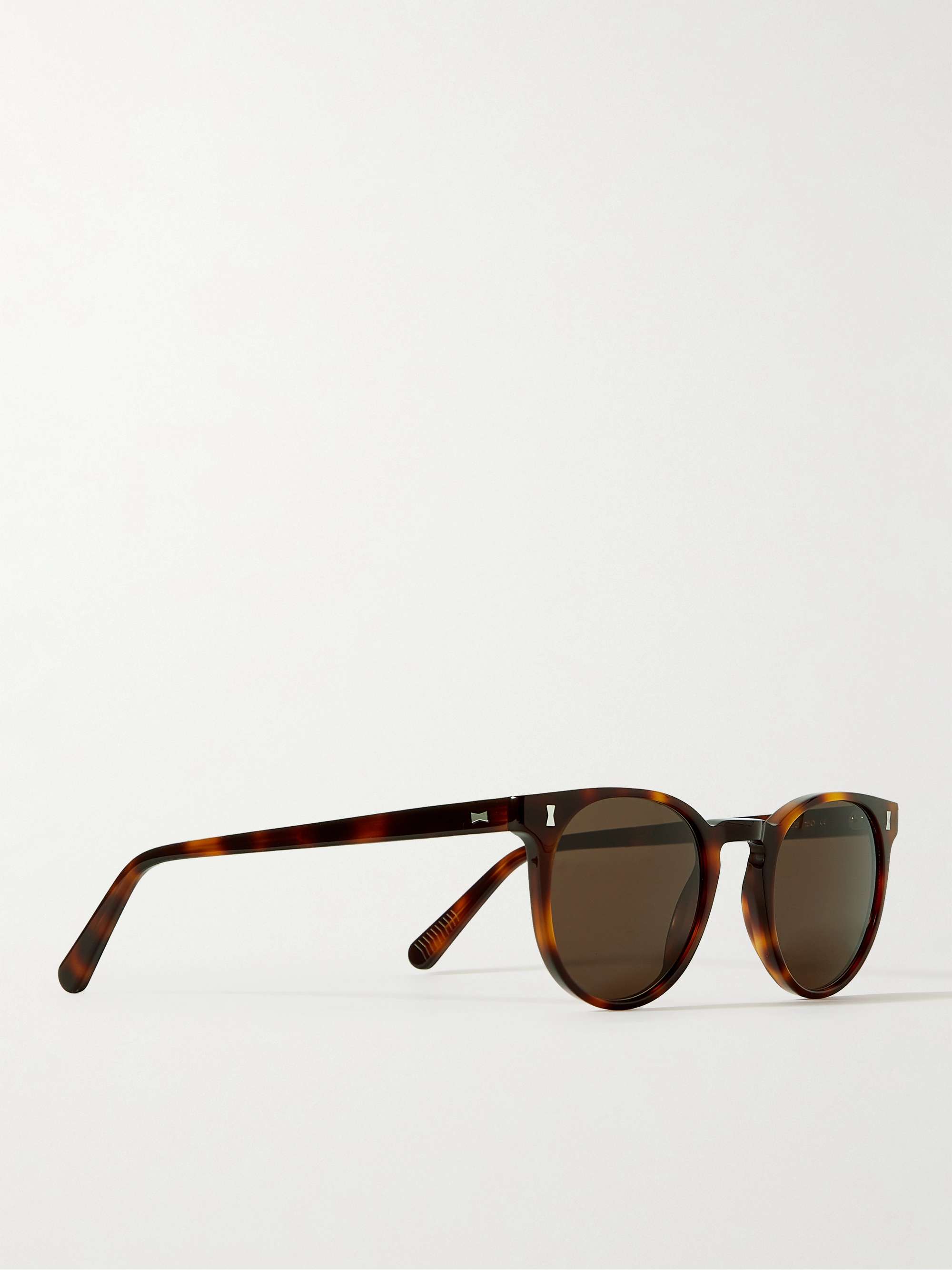 CUBITTS Herbrand Tortoiseshell Round-Frame Acetate Sunglasses