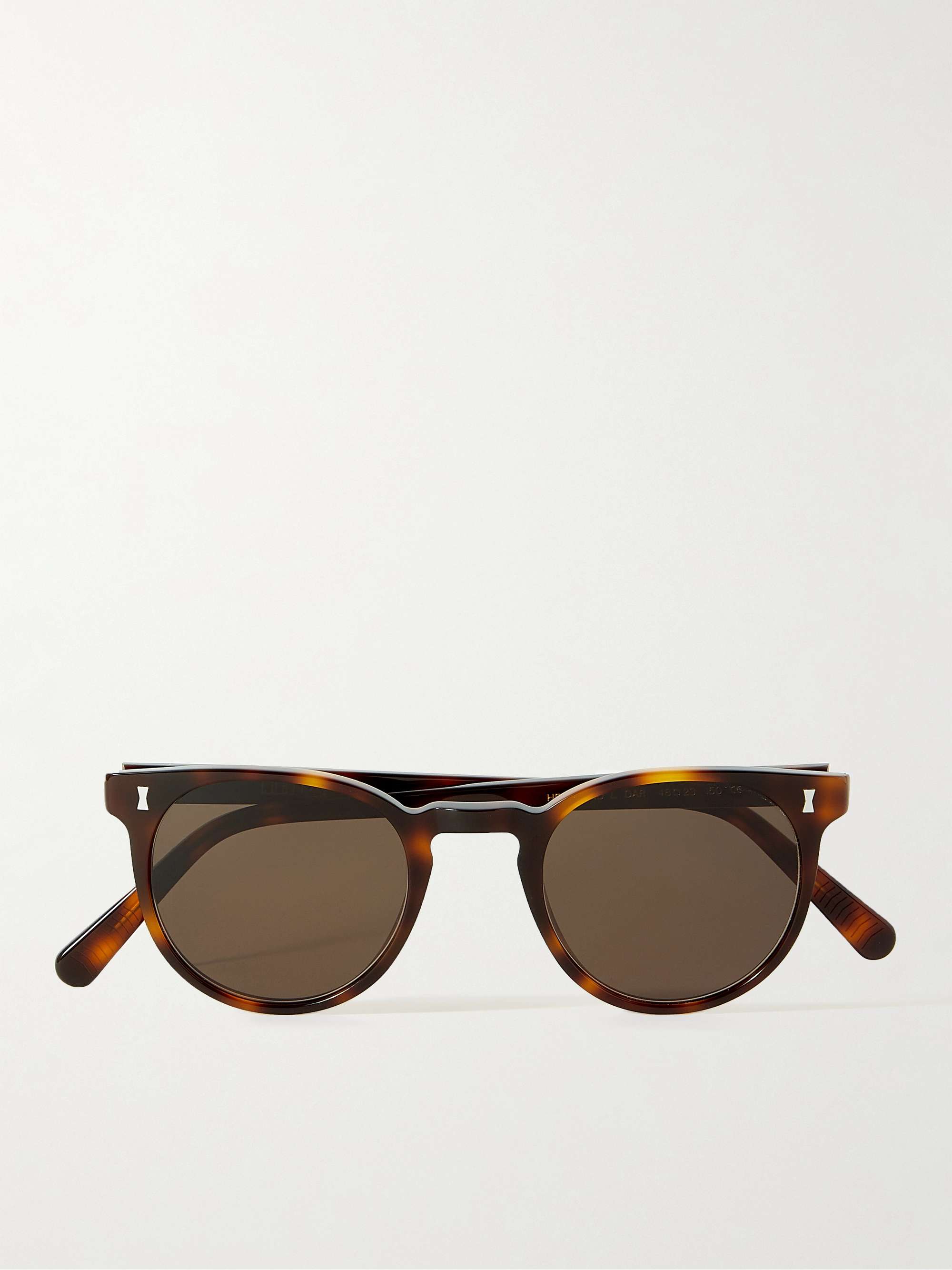 CUBITTS Herbrand Tortoiseshell Round-Frame Acetate Sunglasses