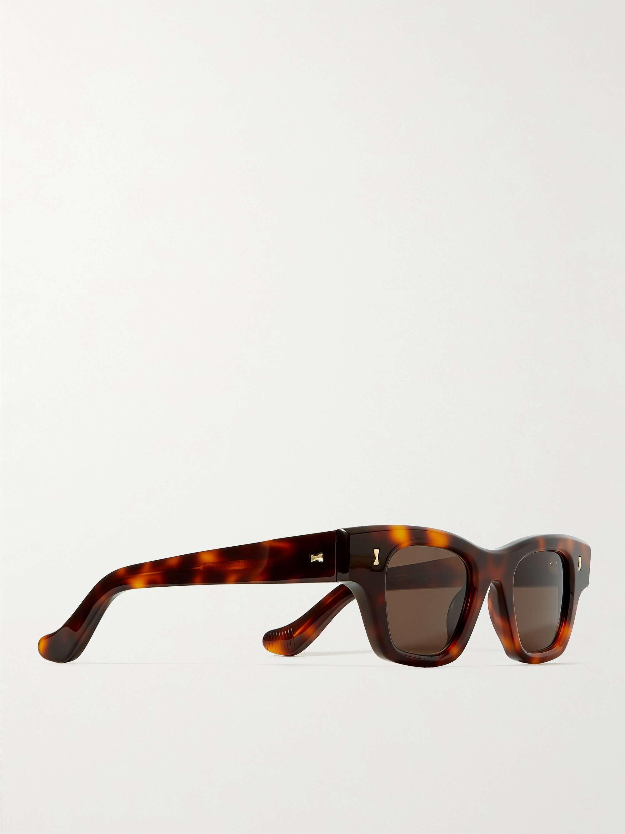 CUBITTS Iceni Square-Frame Tortoiseshell Acetate Sunglasses