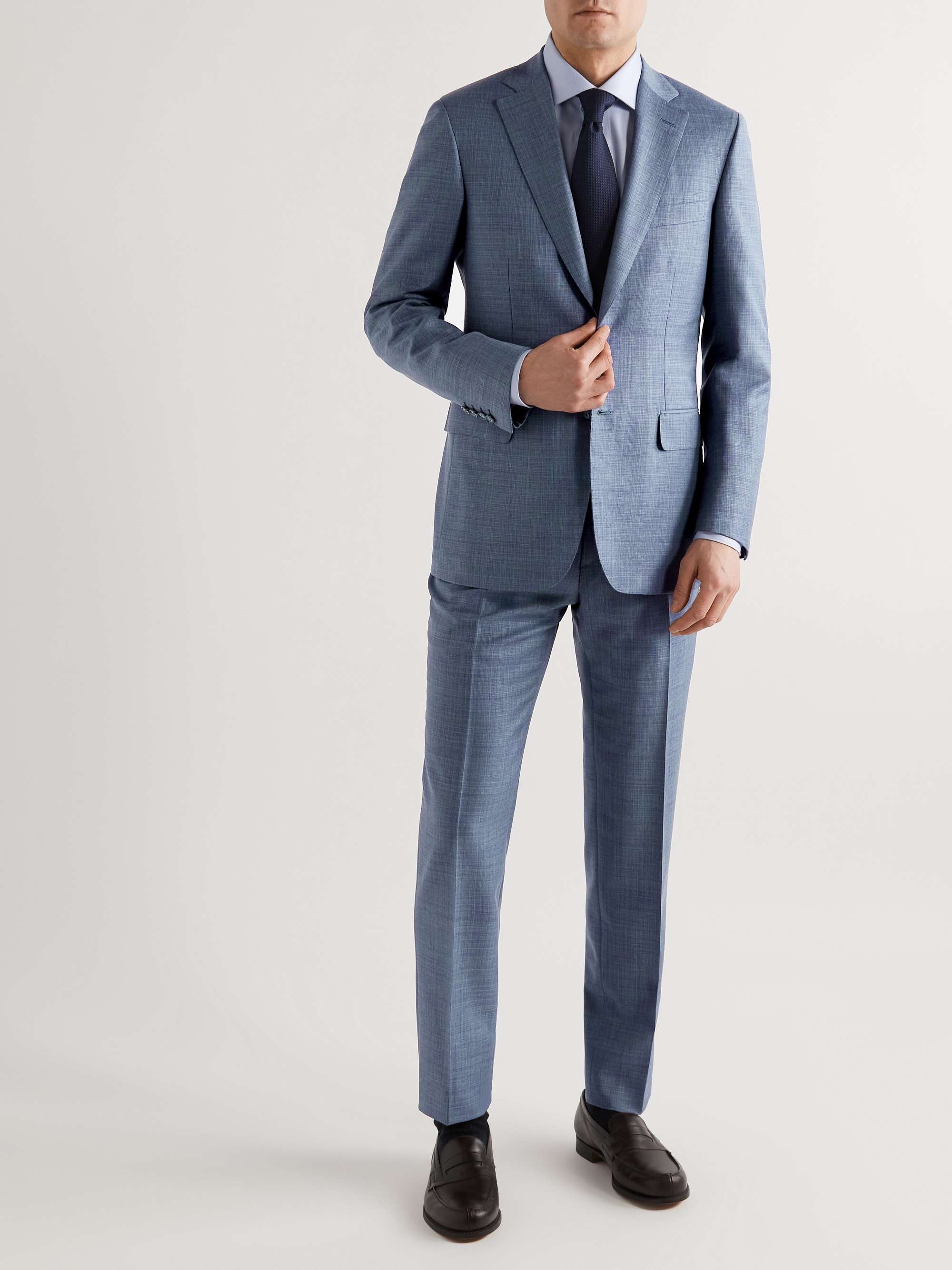 BRIONI Bruncio Slim-Fit Super 180s Virgin Wool-Hopsack Suit