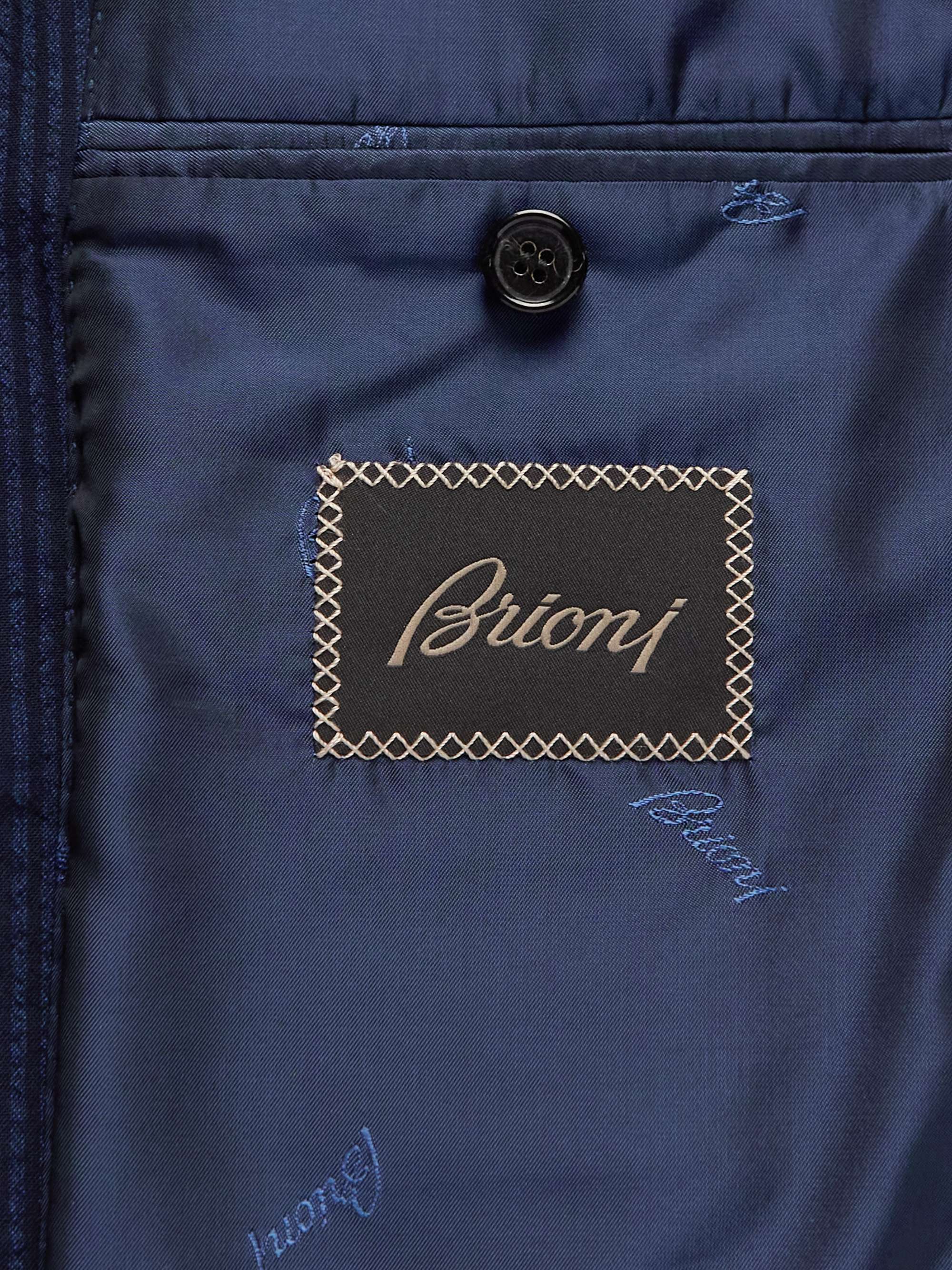 BRIONI Amalfi Striped Wool-Blend Blazer