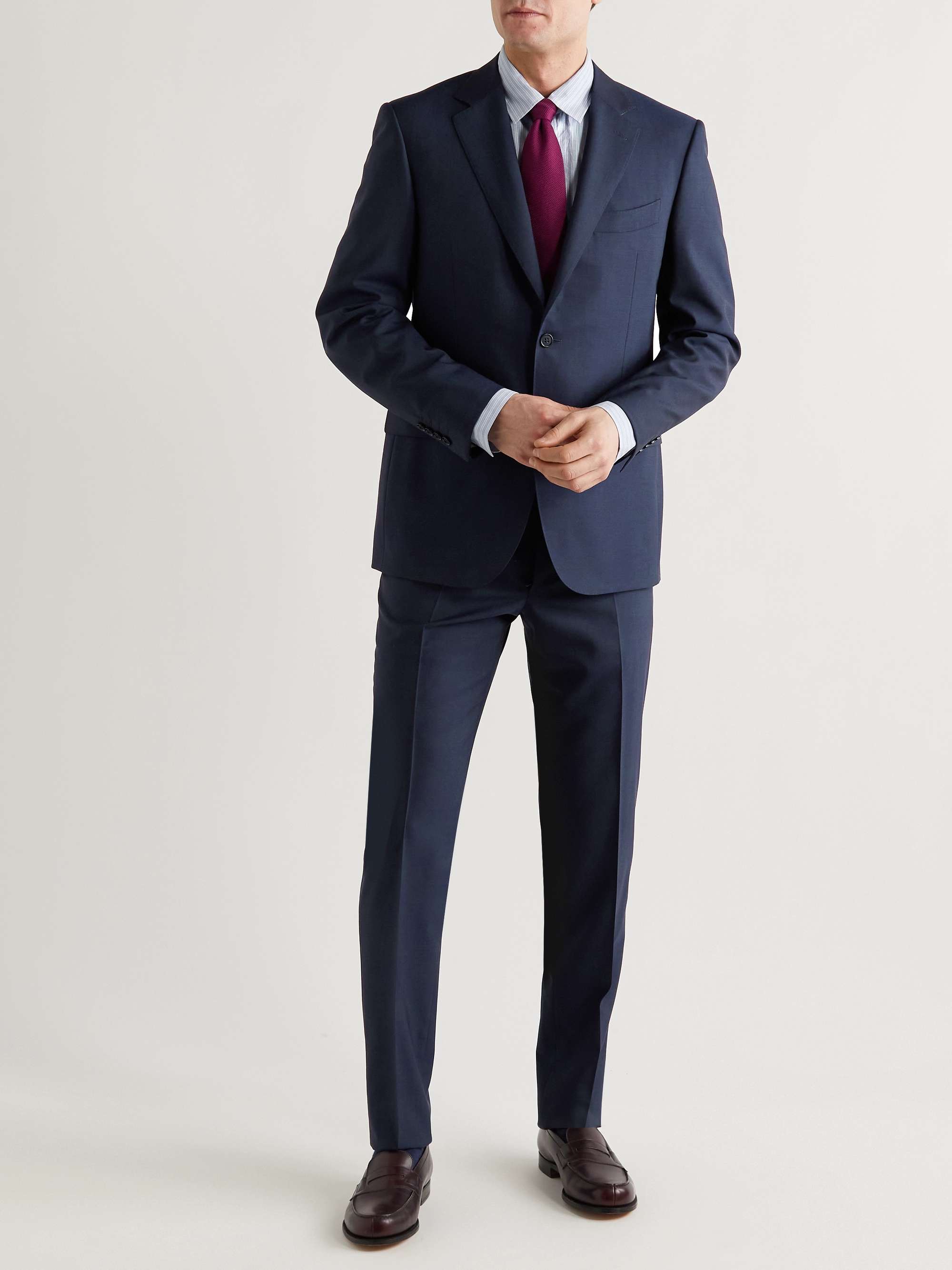 CANALI Slim-Fit Wool Suit Jacket