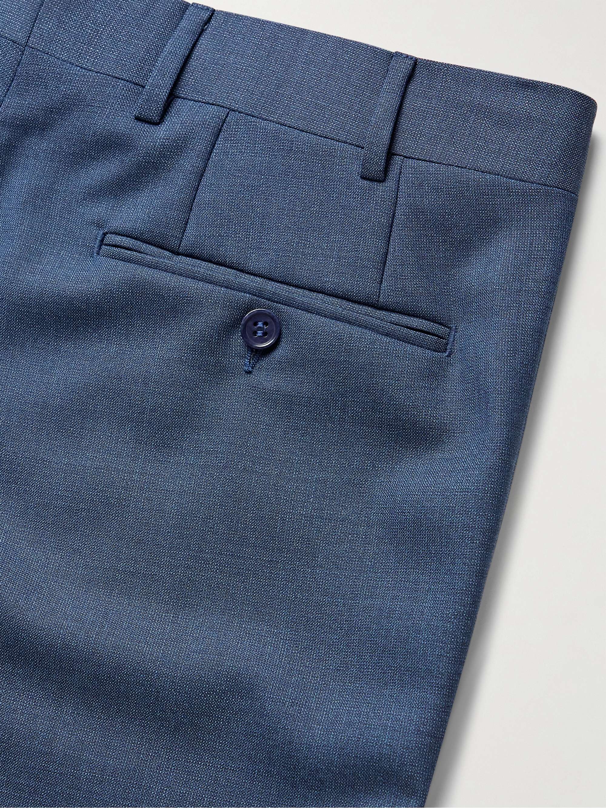 CANALI Slim-Fit Wool Suit Trousers