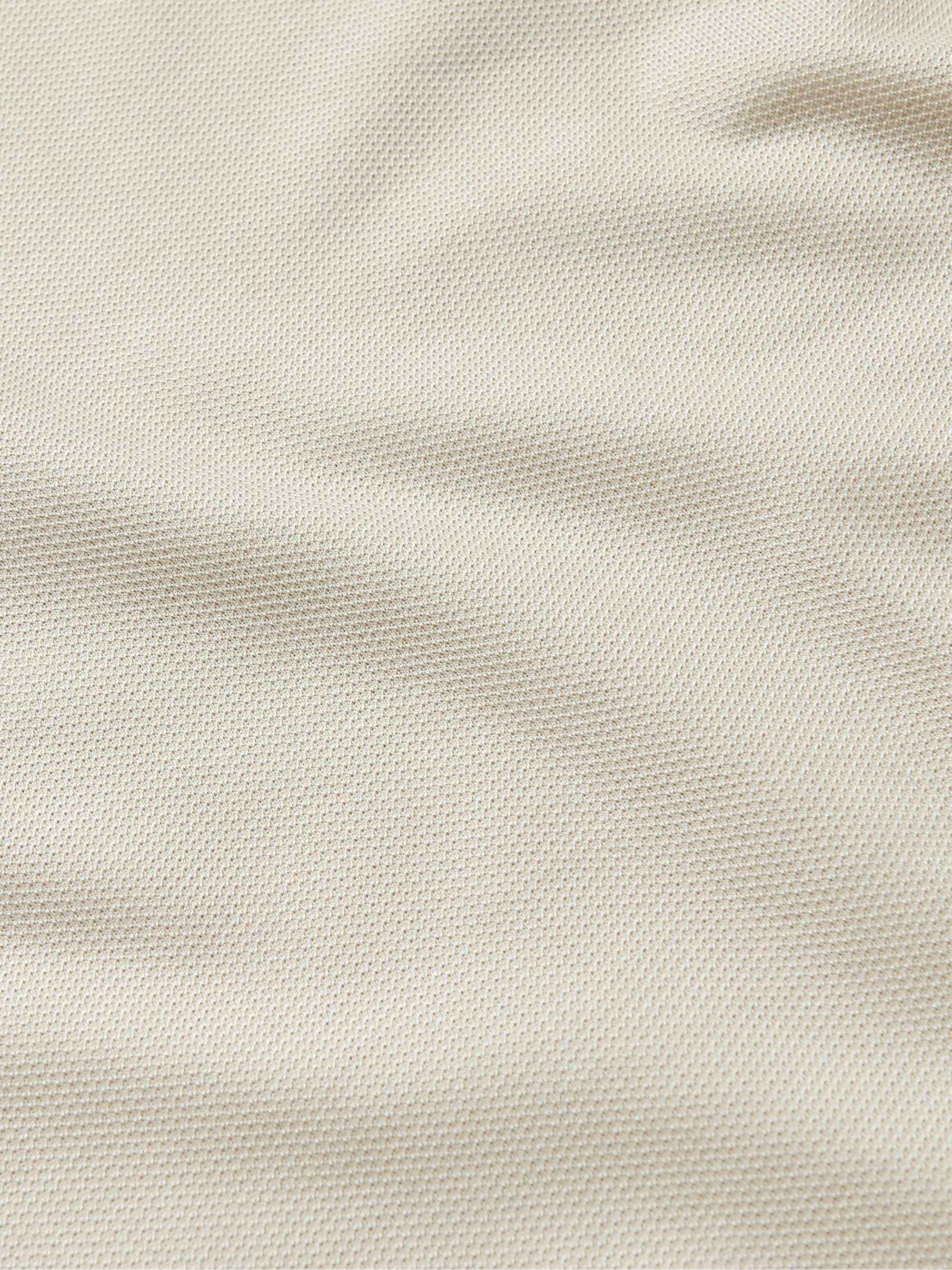 ZEGNA Silk and Cotton-Blend Piqué Polo Shirt