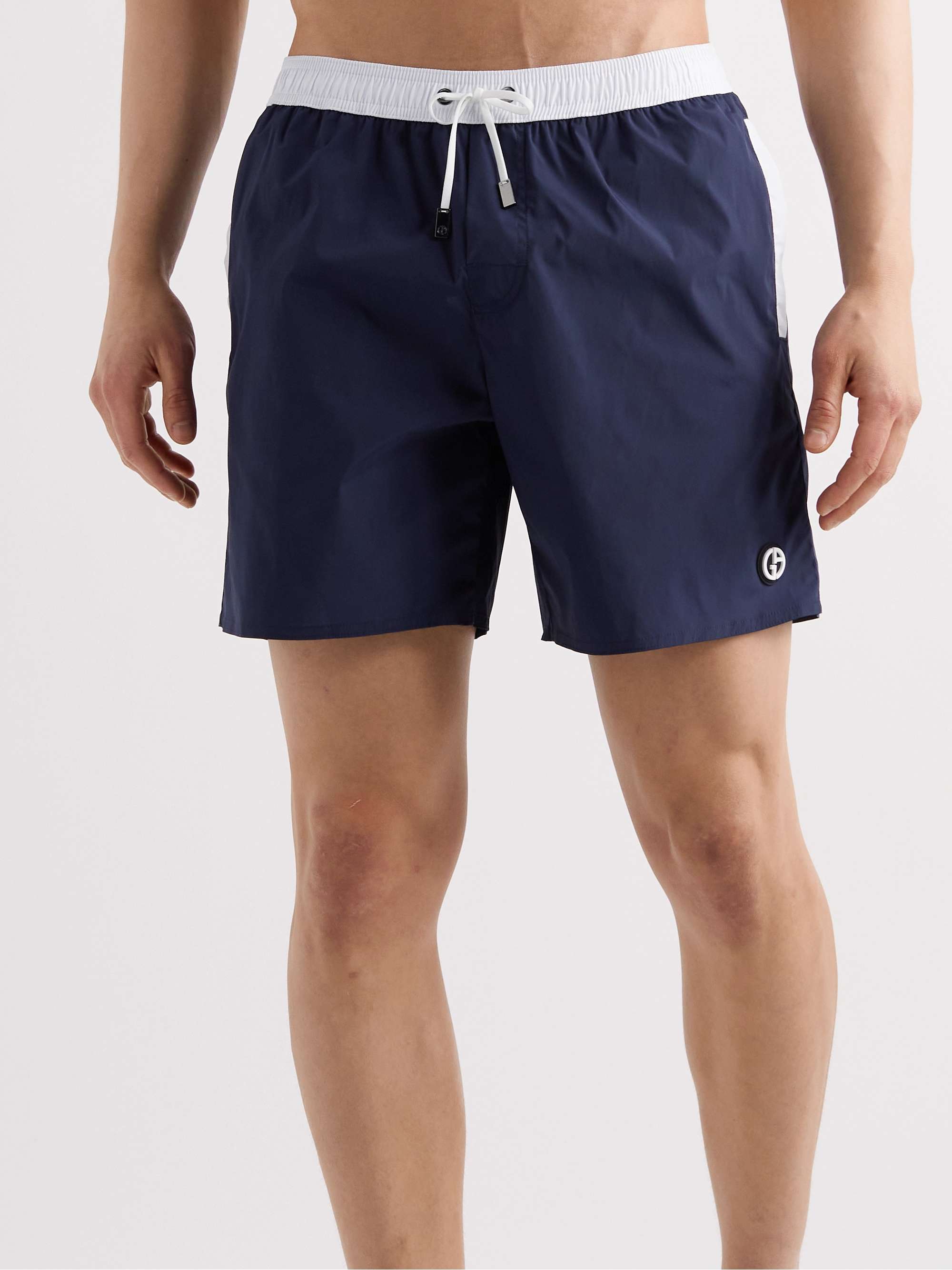 GIORGIO ARMANI Straight-Leg Short-Length Swim Shorts