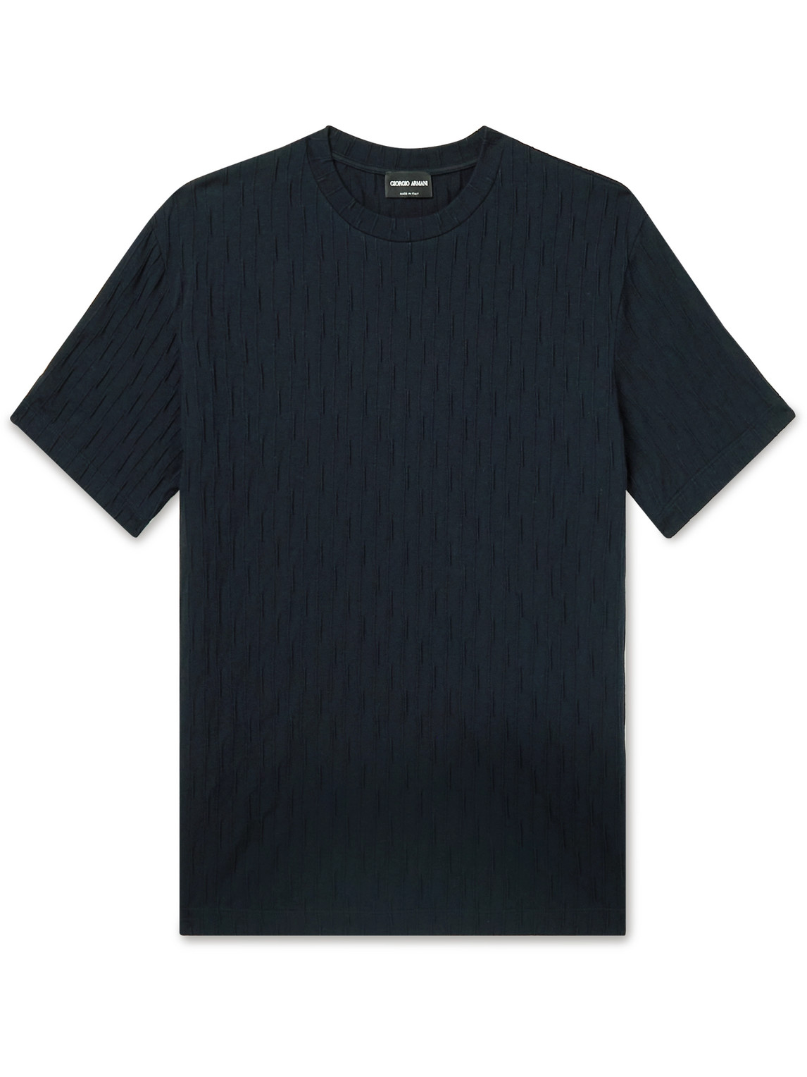 Pintucked Stretch-Jersey T-Shirt