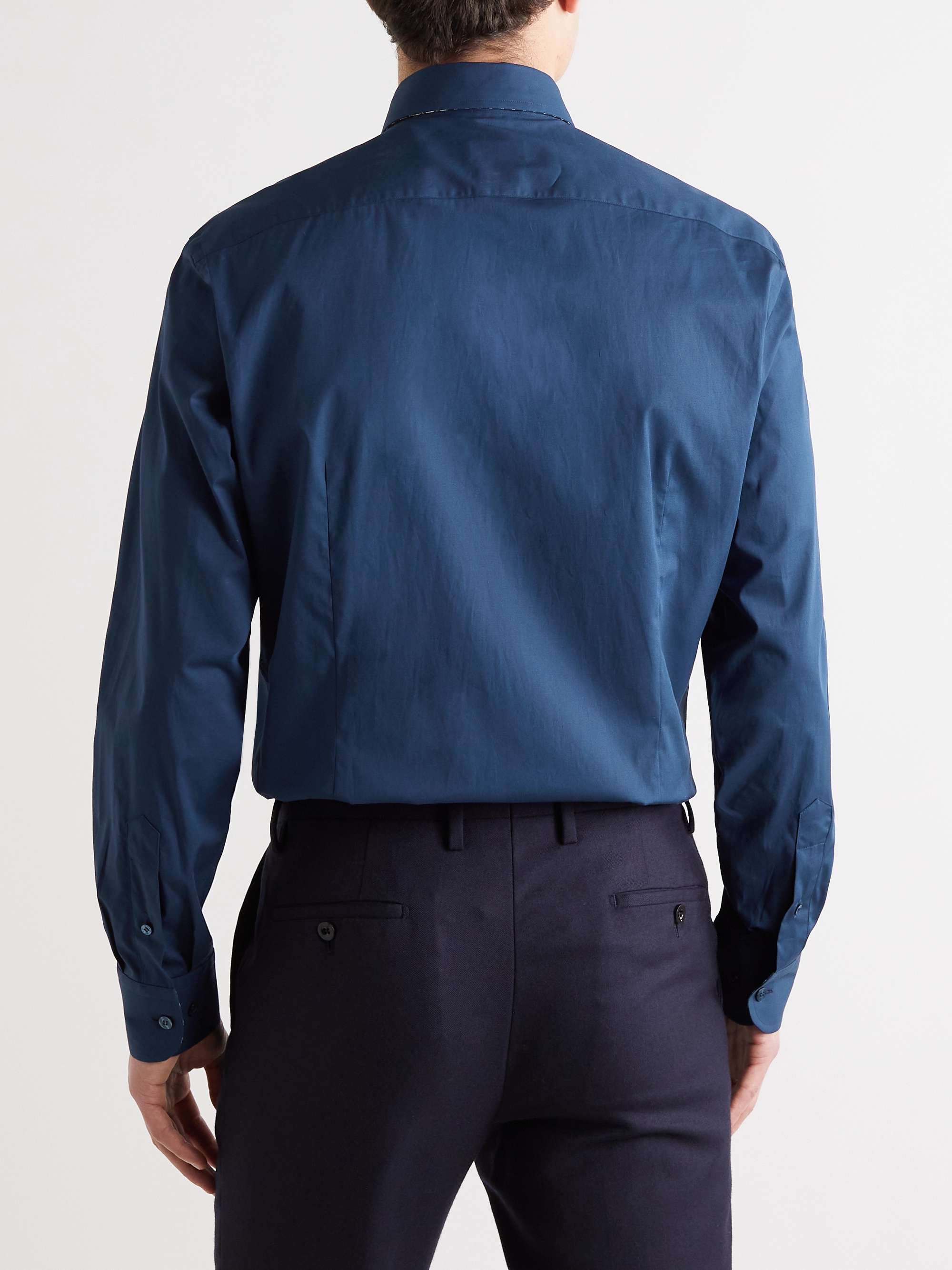 ETRO Cotton-Blend Poplin Shirt