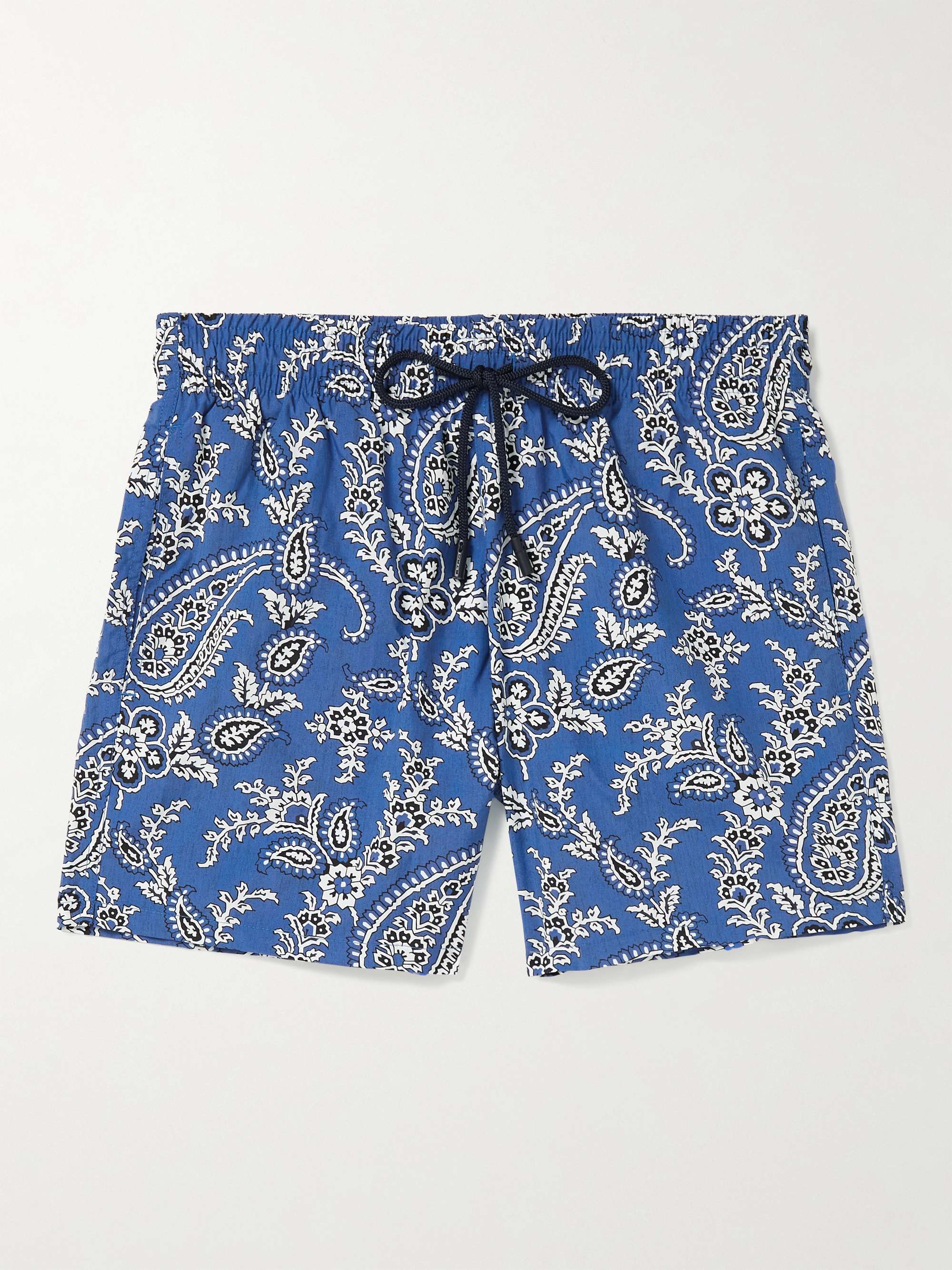 ETRO Mid-Length Paisley-Print Swim Shorts