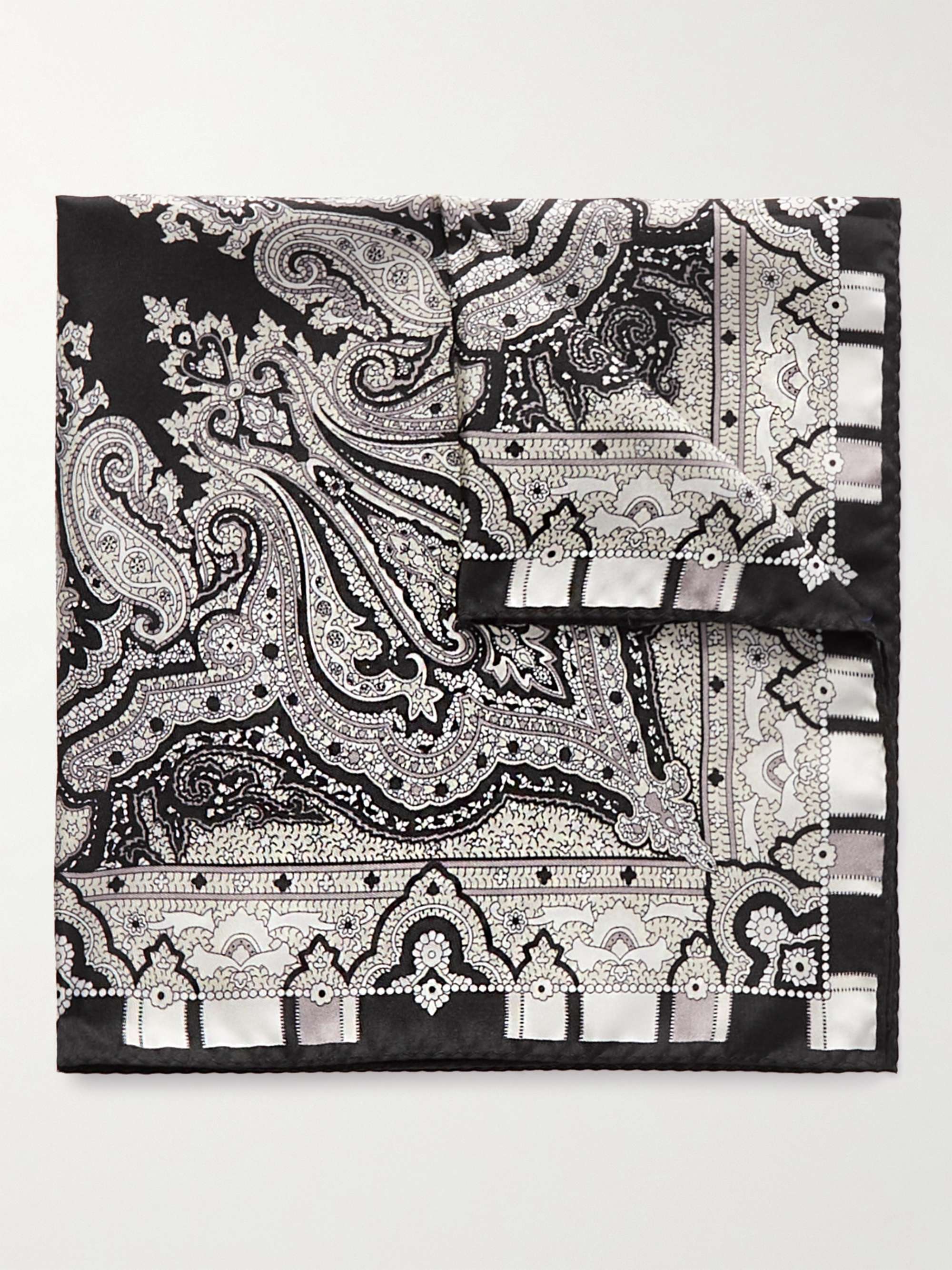 ETRO Paisley-Print Silk-Twill Pocket Square
