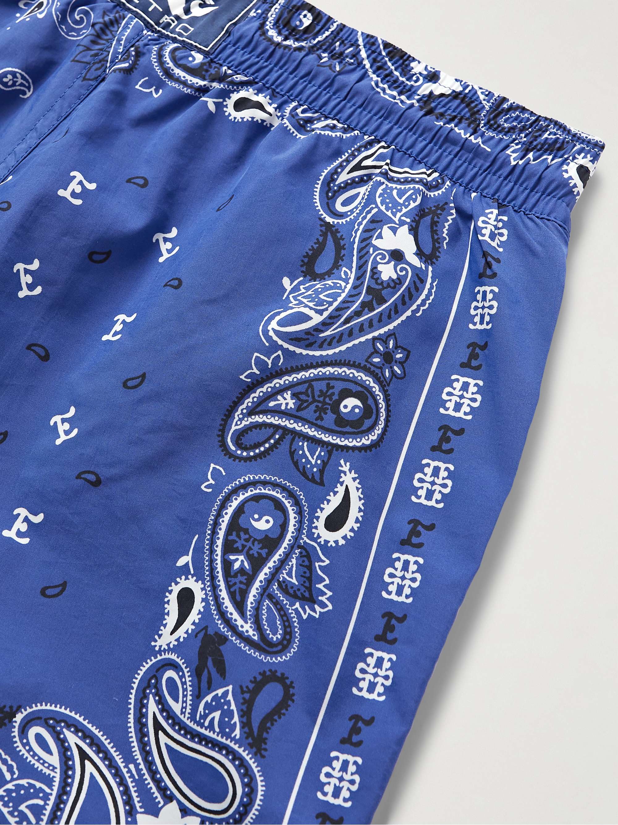 ETRO Mid-Length Bandana-Print Swim Shorts