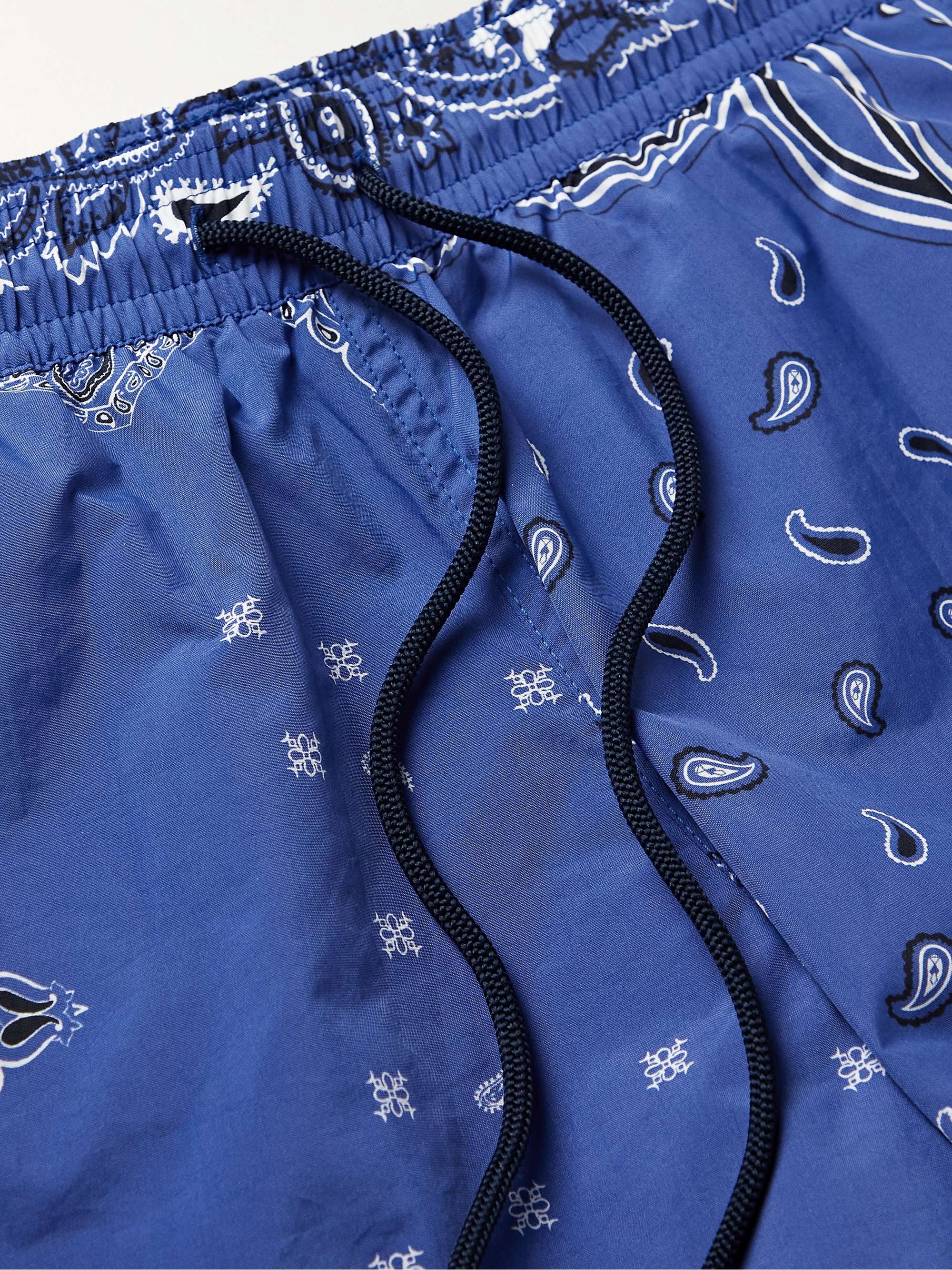 ETRO Mid-Length Bandana-Print Swim Shorts