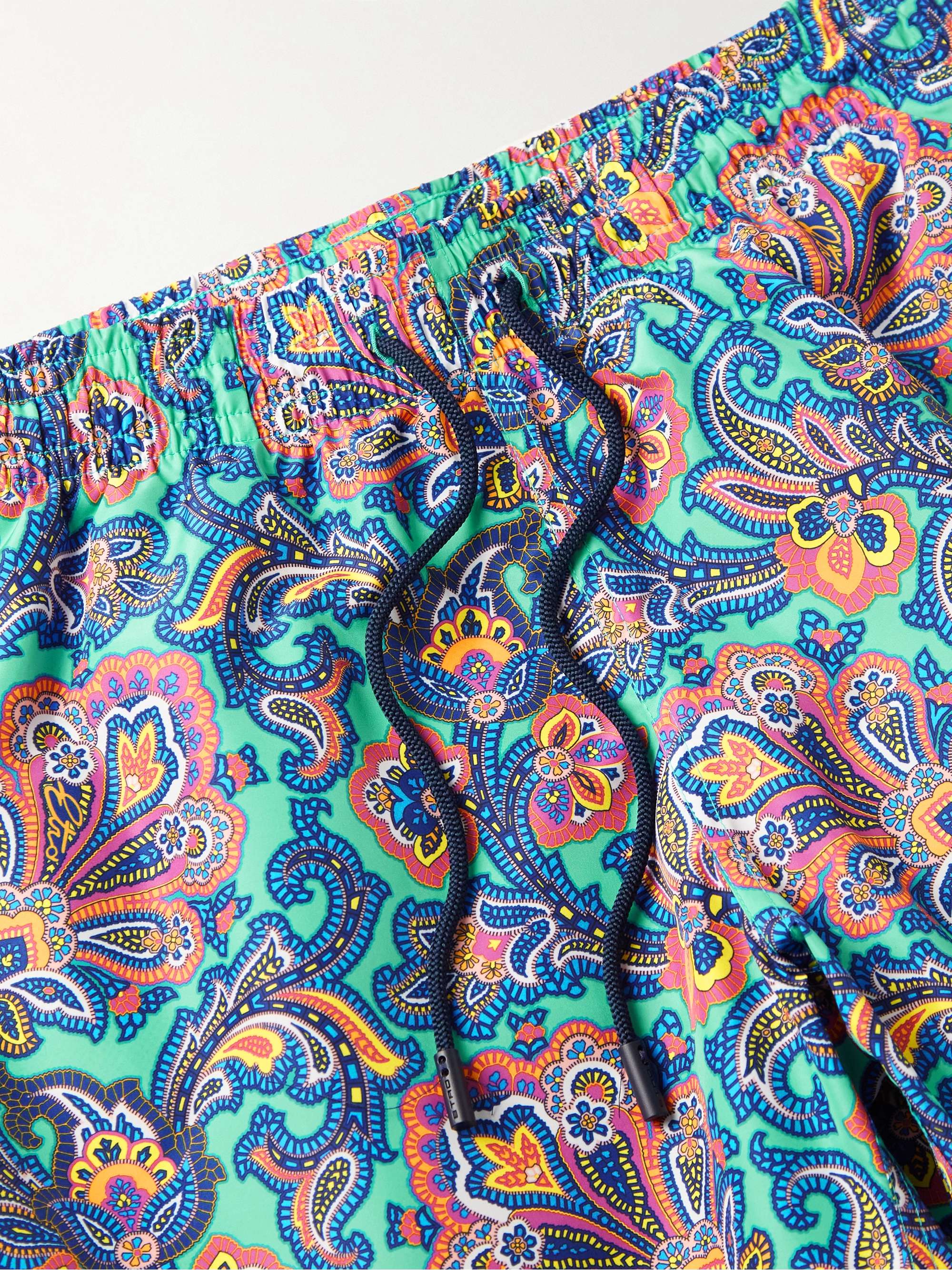 ETRO Mid-Length Paisley-Print Swim Shorts
