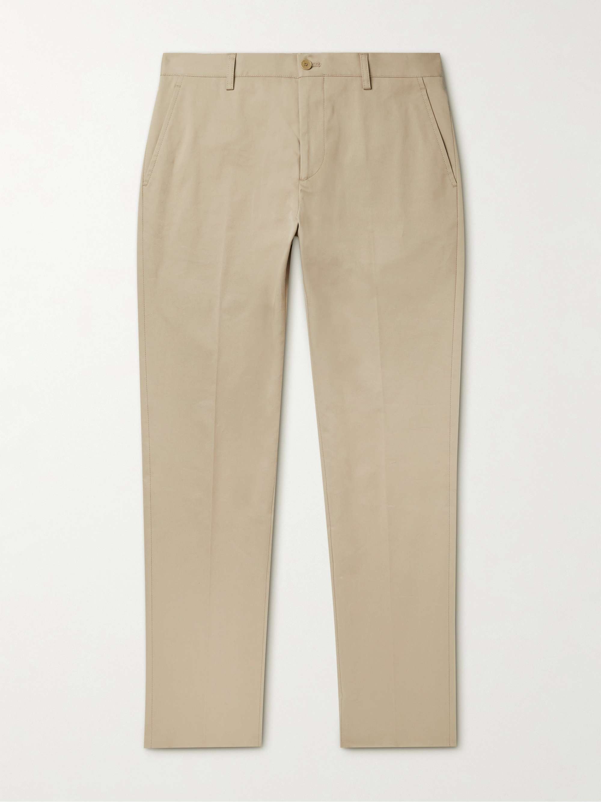 ETRO Straight-Leg Cotton-Blend Twill Trousers