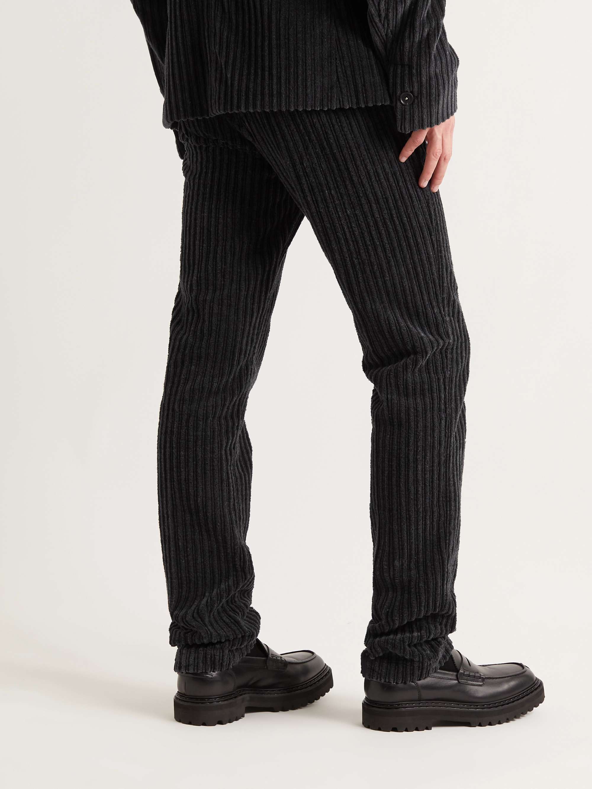 MASSIMO ALBA Straight-Leg Cotton-Corduroy Trousers