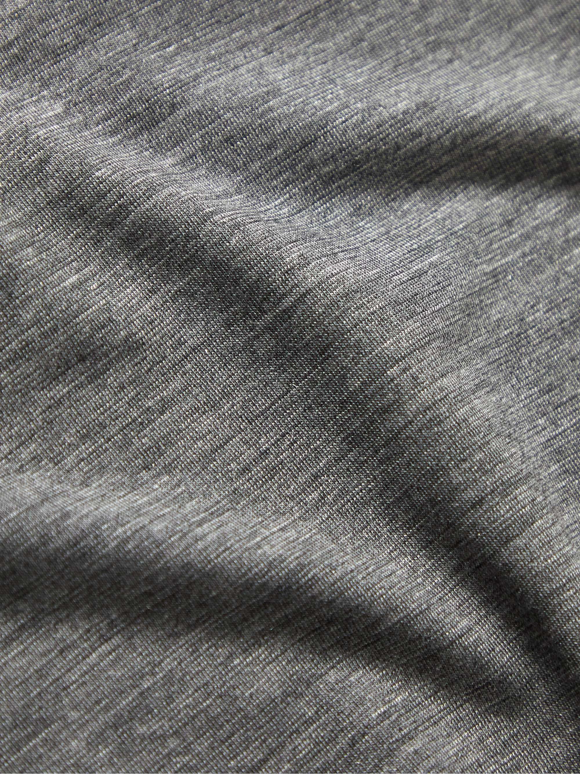 LARDINI Wool and Lyocell-Blend Jersey T-Shirt