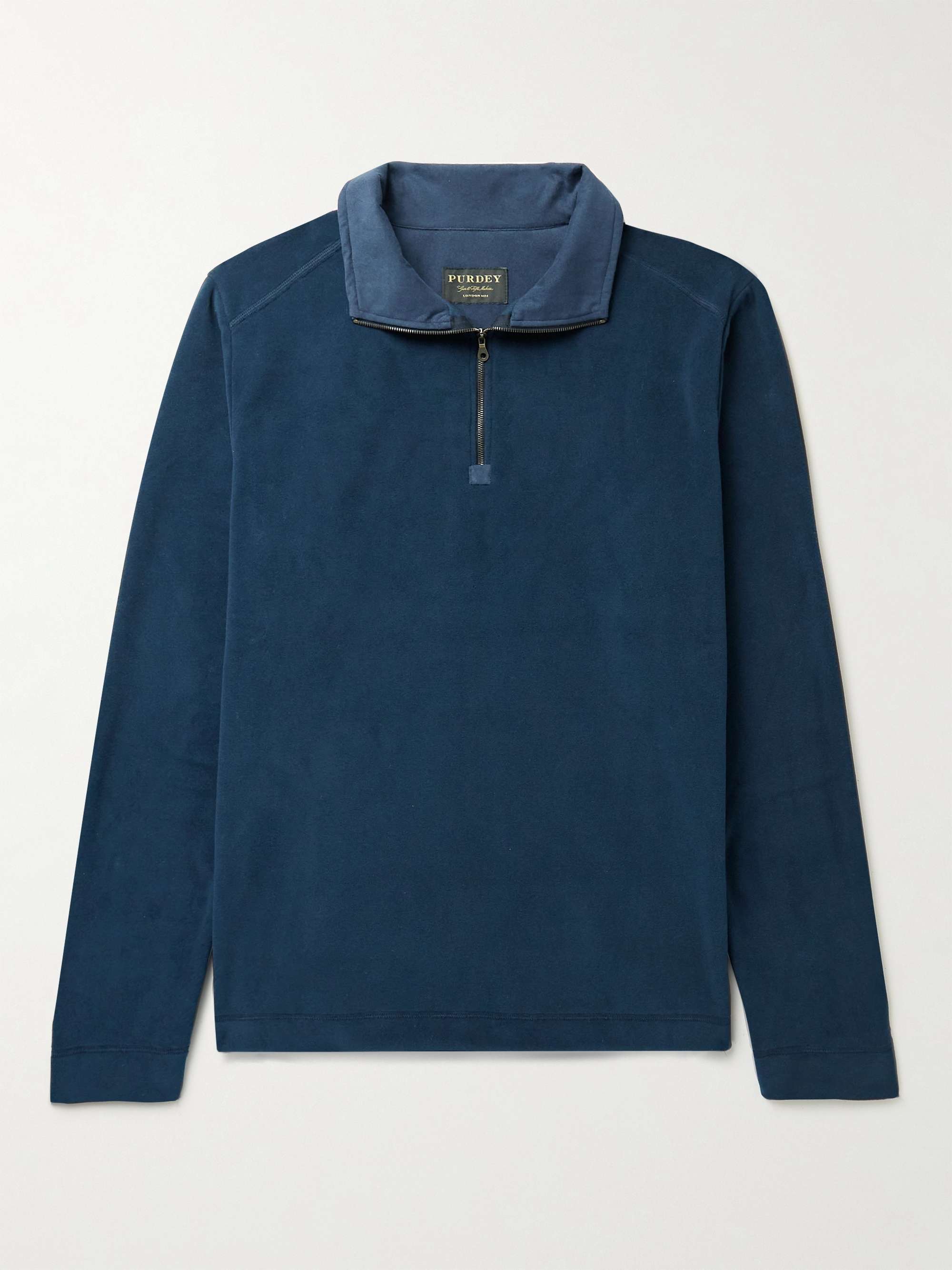 PURDEY Fleece Half-Zip Sweatshirt