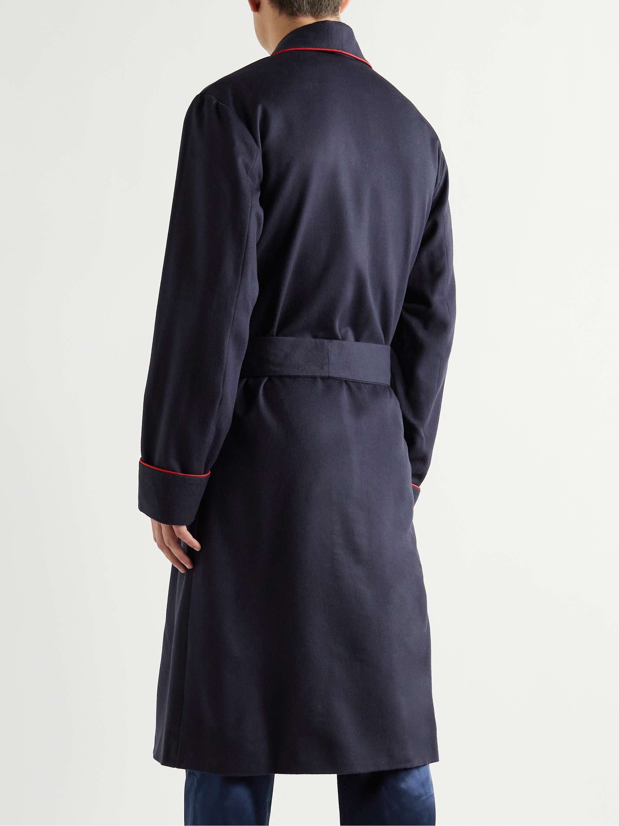 RUBINACCI Wool and Cashmere-Blend Robe
