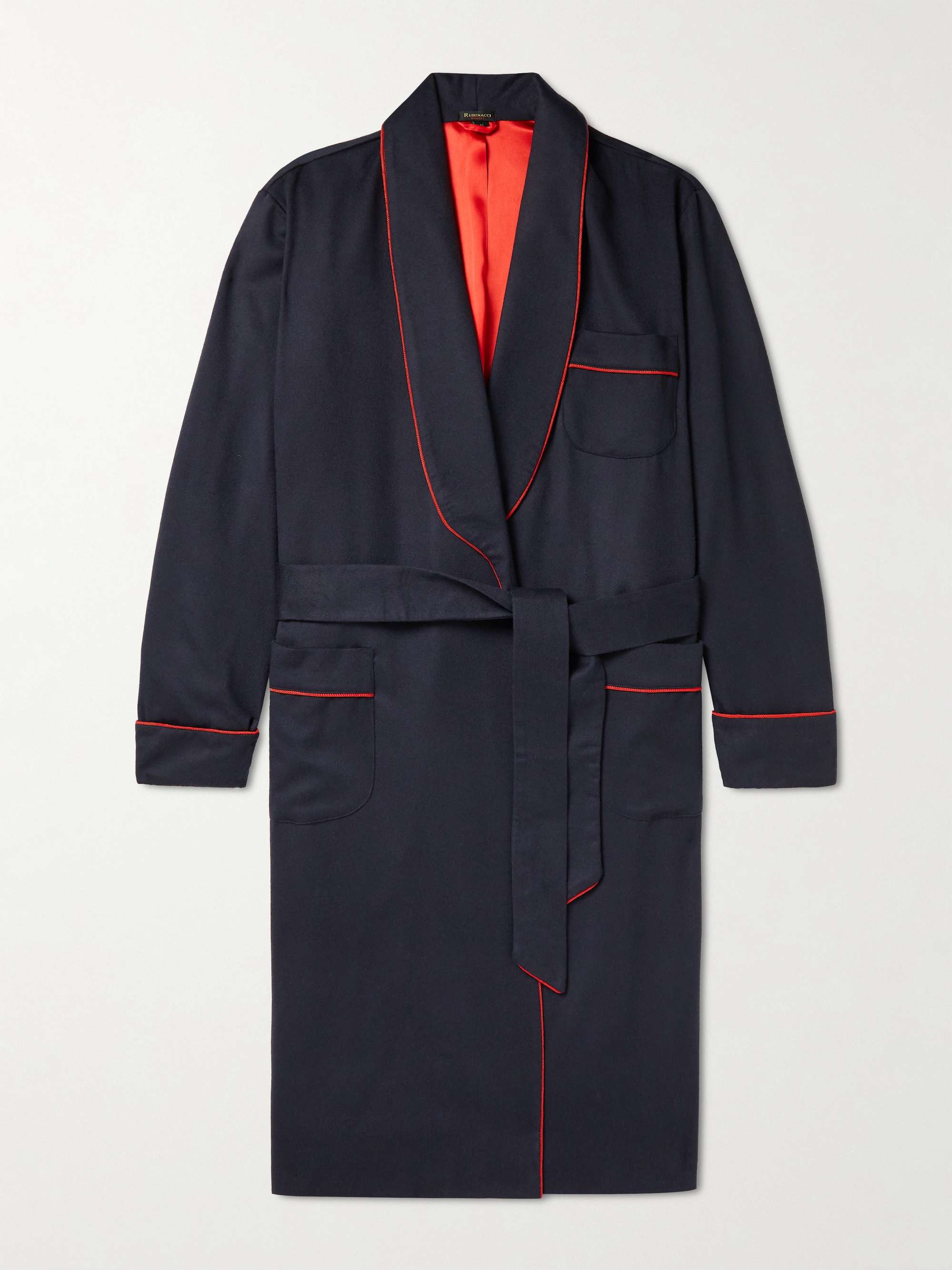 RUBINACCI Wool and Cashmere-Blend Robe
