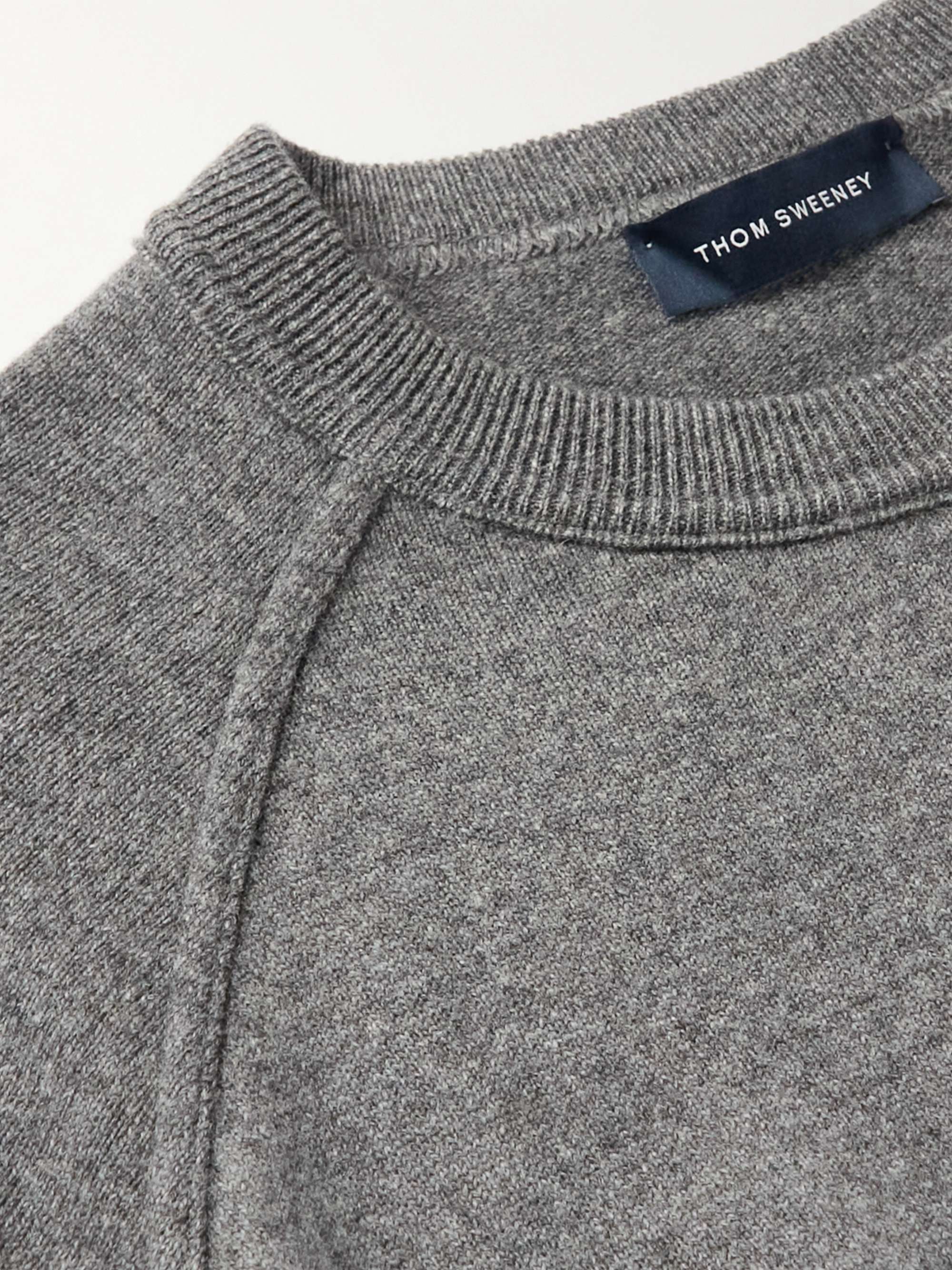 THOM SWEENEY Wool and Cashmere-Blend Sweater