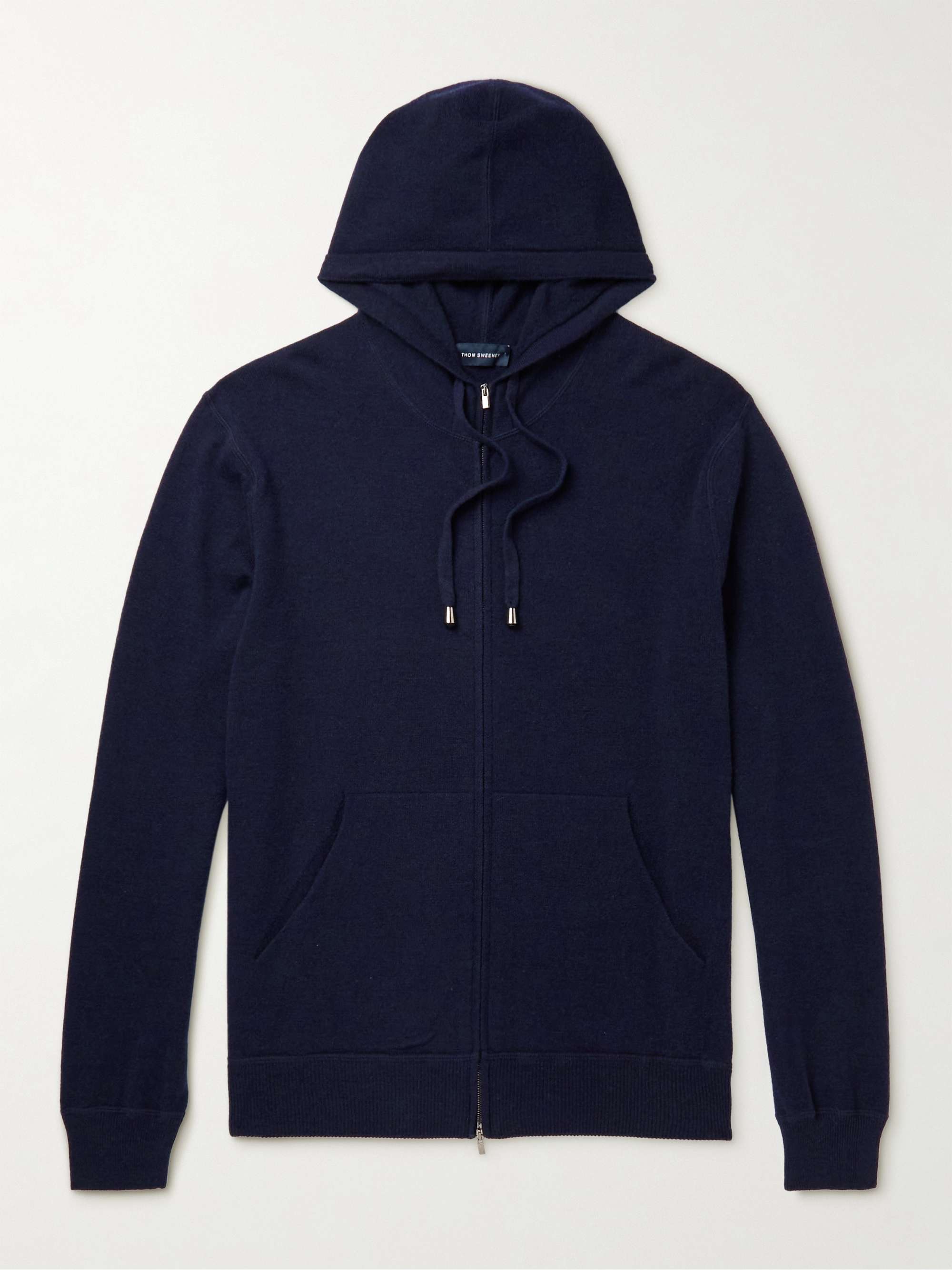 THOM SWEENEY Wool and Cashmere-Blend Zip-Up Hoodie