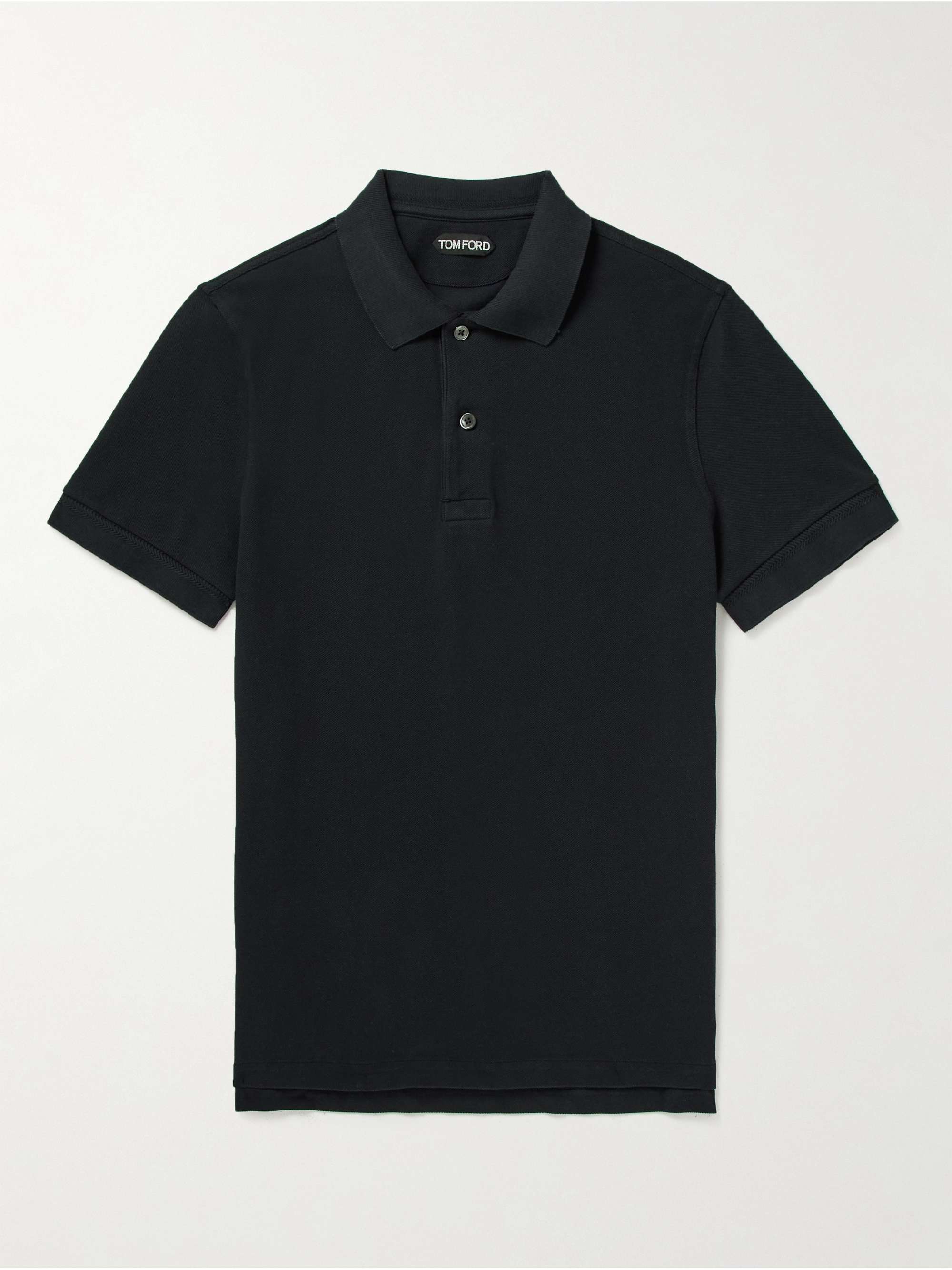 TOM FORD Cotton-Piqué Polo Shirt