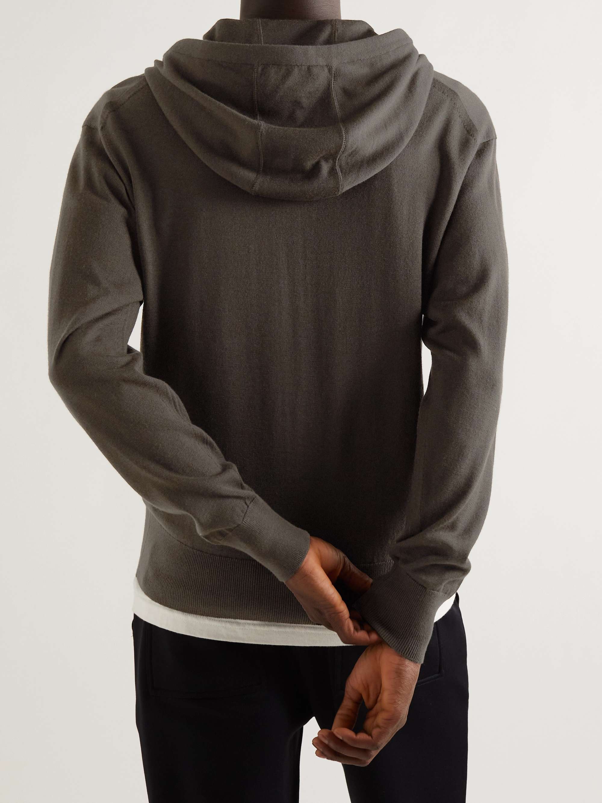 TOM FORD Cashmere-Blend Zip-Up Hoodie