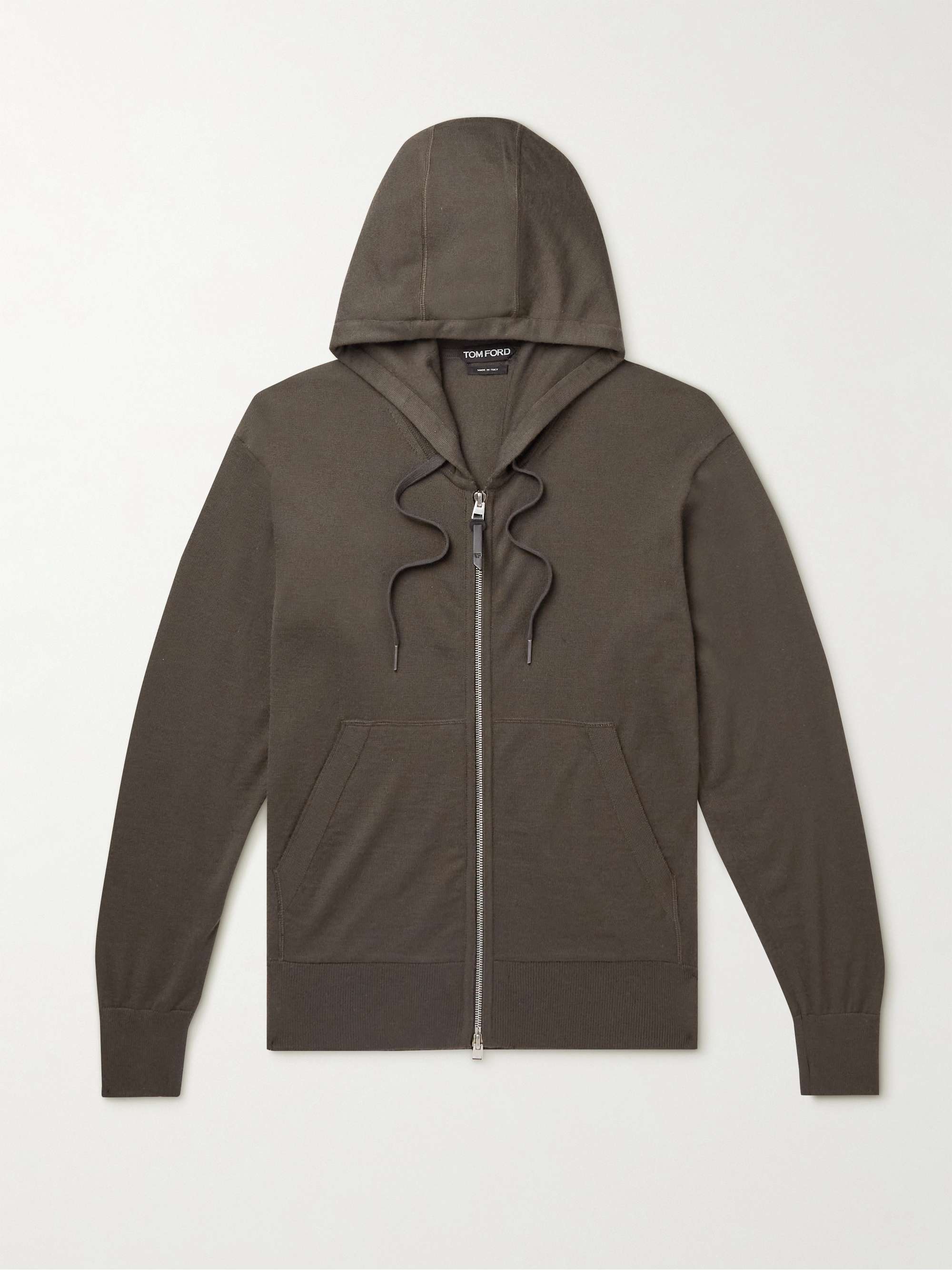 TOM FORD Cashmere-Blend Zip-Up Hoodie