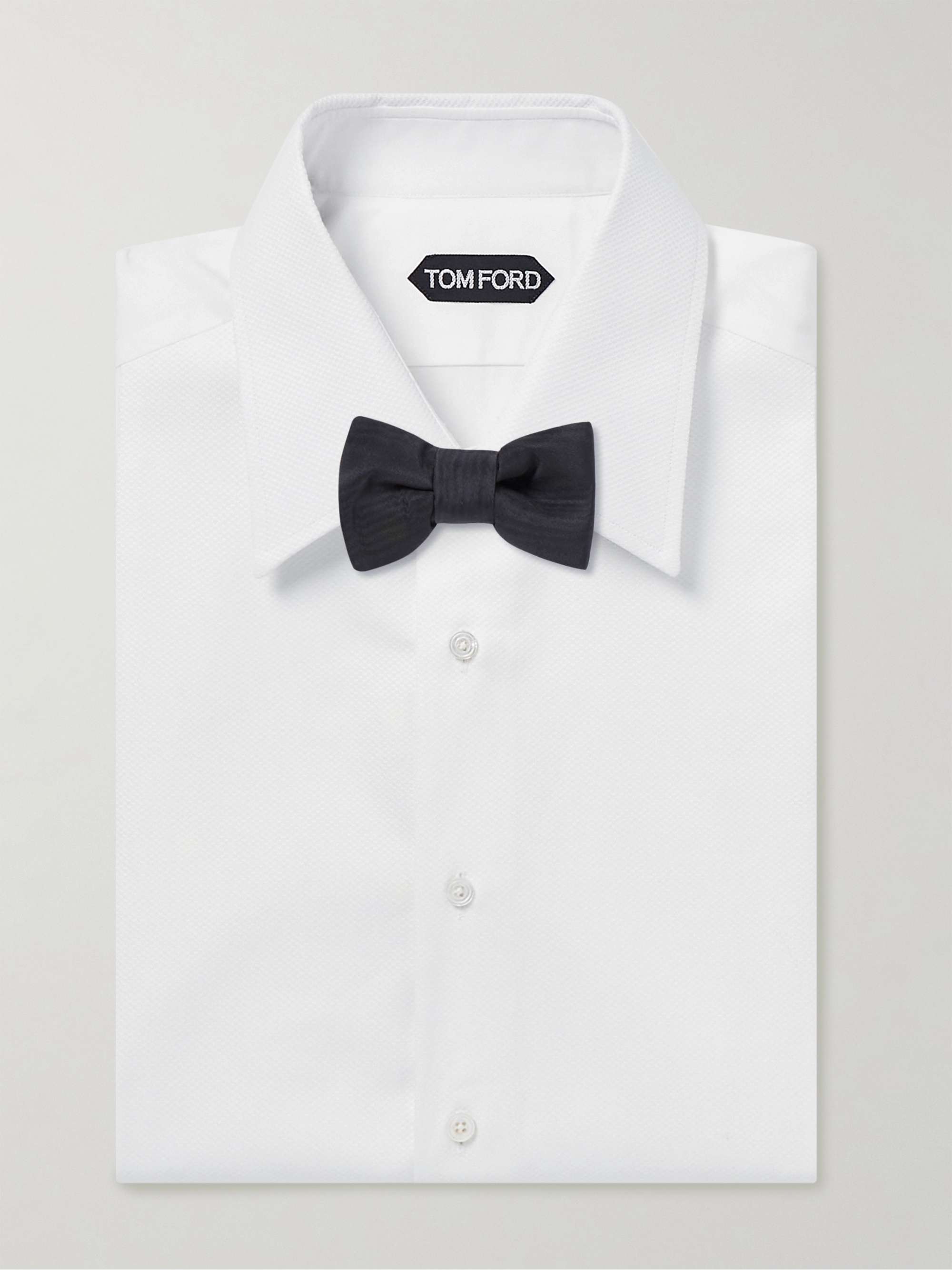 Slim-fit Bib-front Cotton Tuxedo Shirt in White for Men MR P Mens Clothing Shirts Formal shirts 