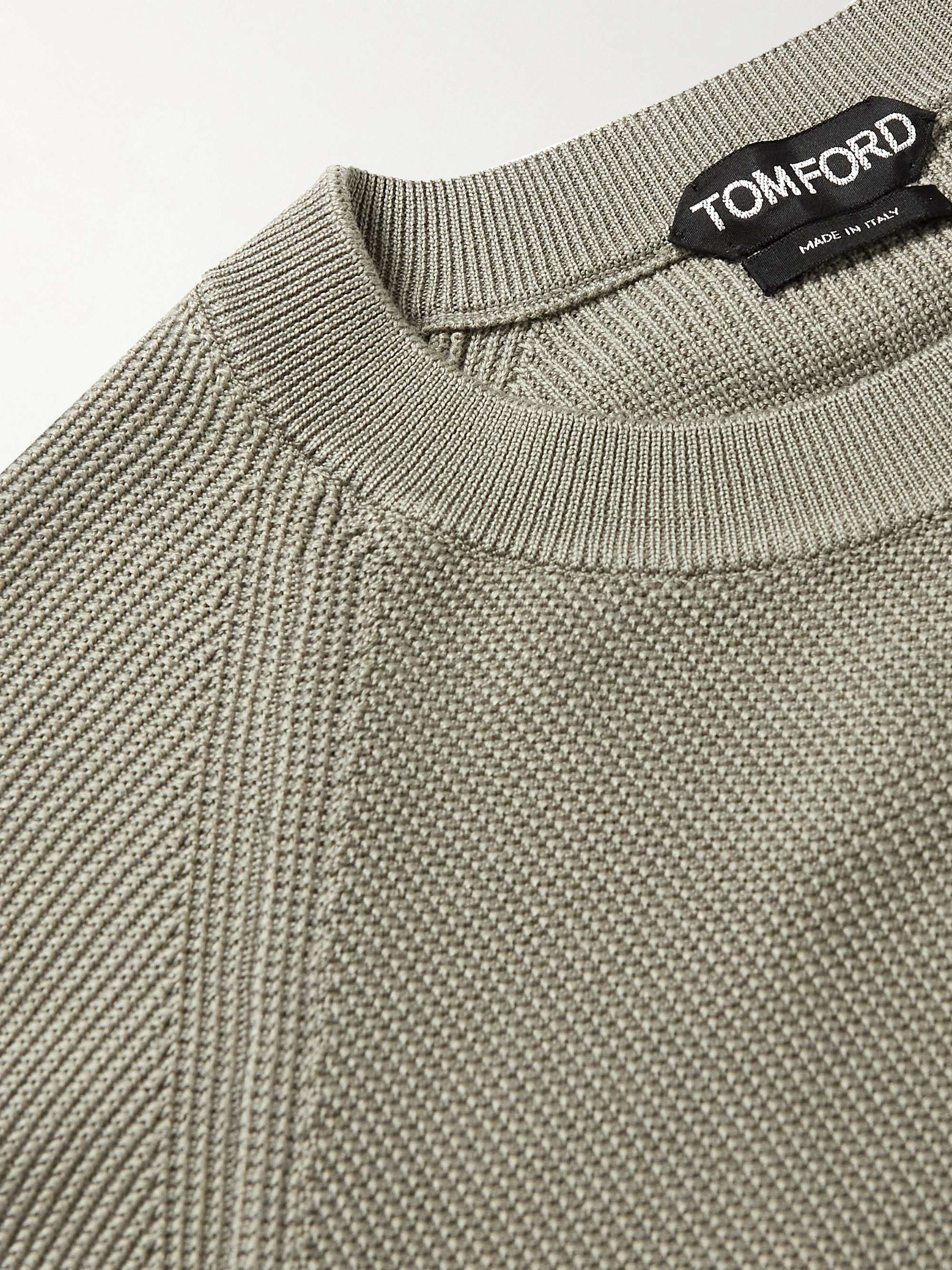 TOM FORD Cotton and Silk-Blend Sweater
