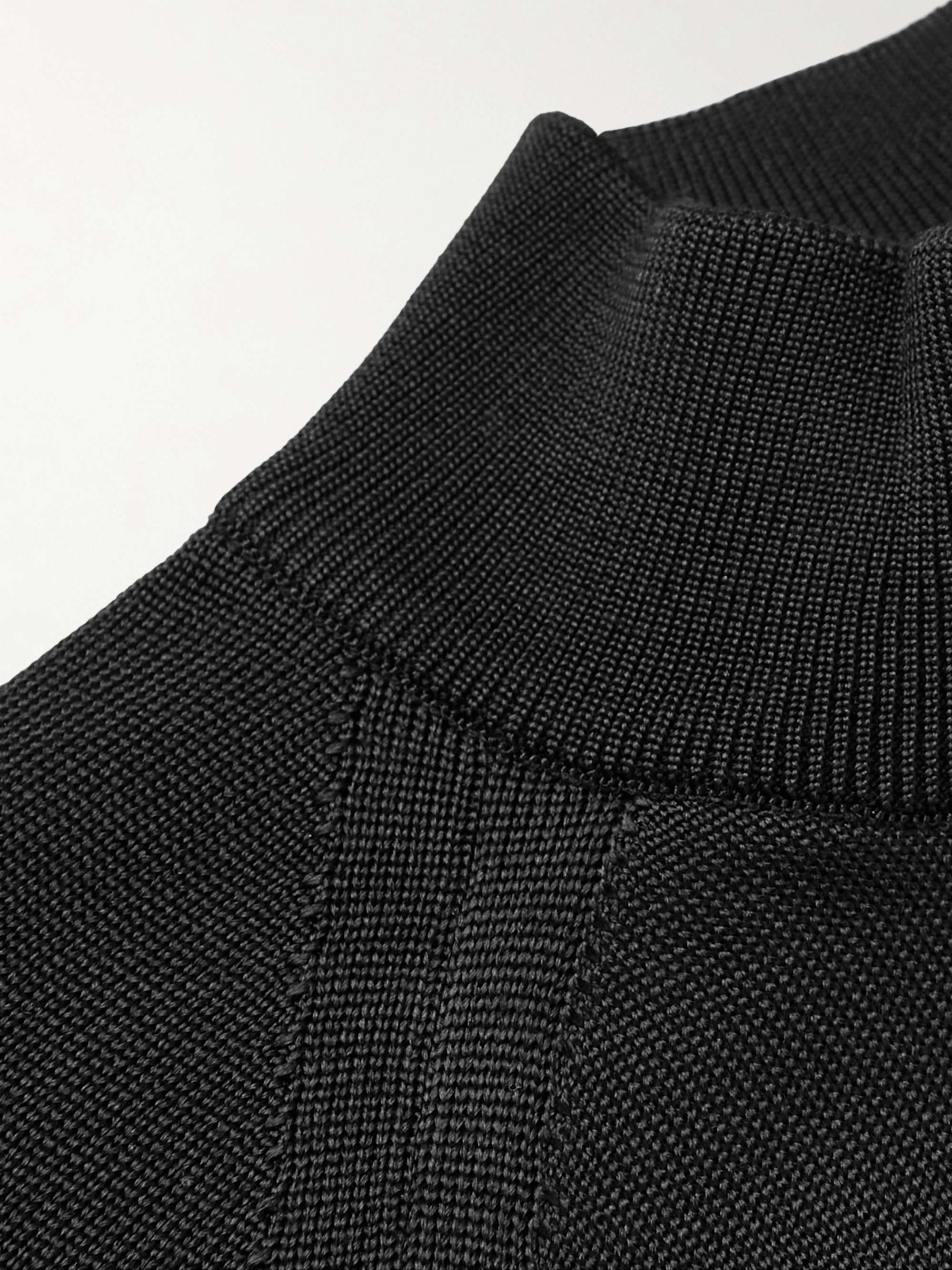 TOM FORD Silk and Merino Wool-Blend Mock-Neck Sweater