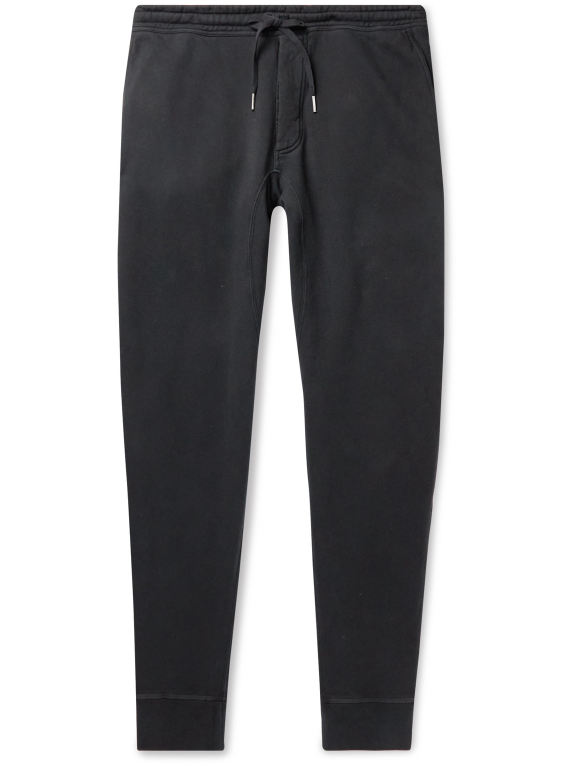 Tapered Garment-Dyed Cotton-Jersey Sweatpants