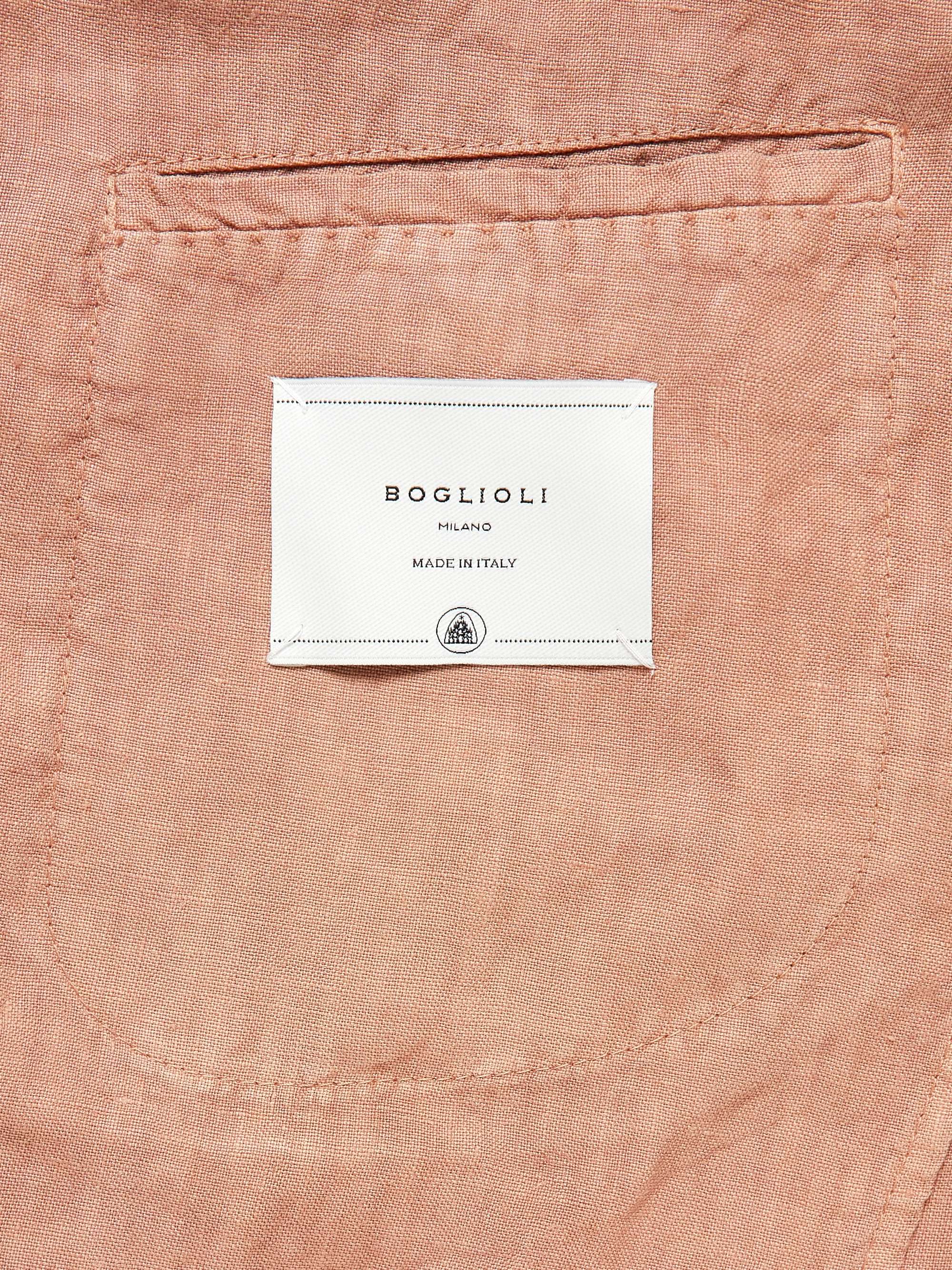 BOGLIOLI K-Jacket Unstructured Linen Suit Jacket