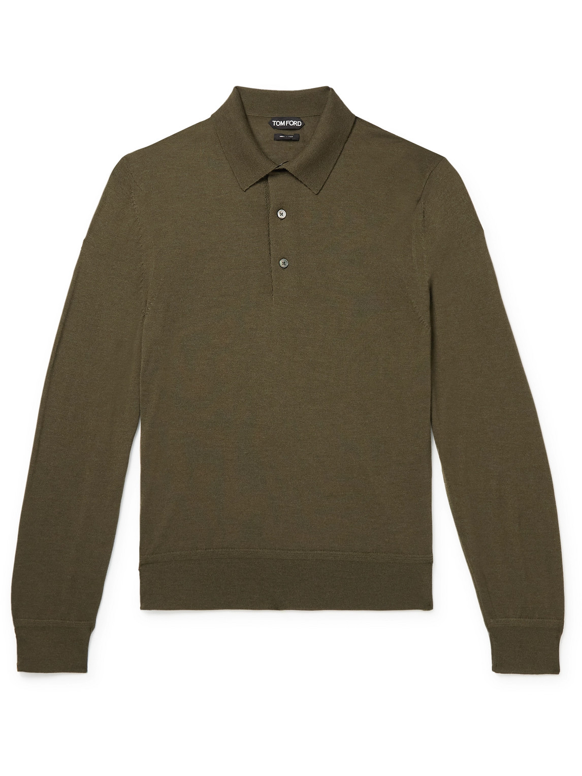 Cashmere and Silk-Blend Polo Shirt