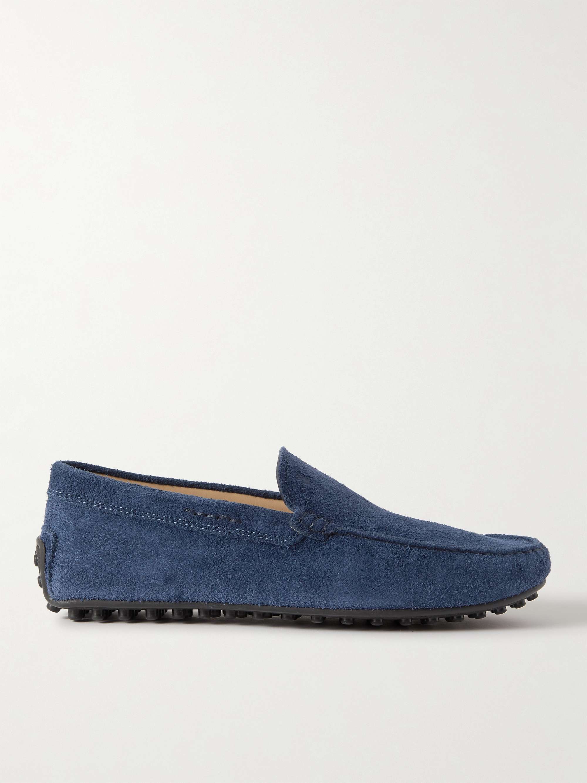 TOD'S Pantofola City Gommino Suede Driving Shoes