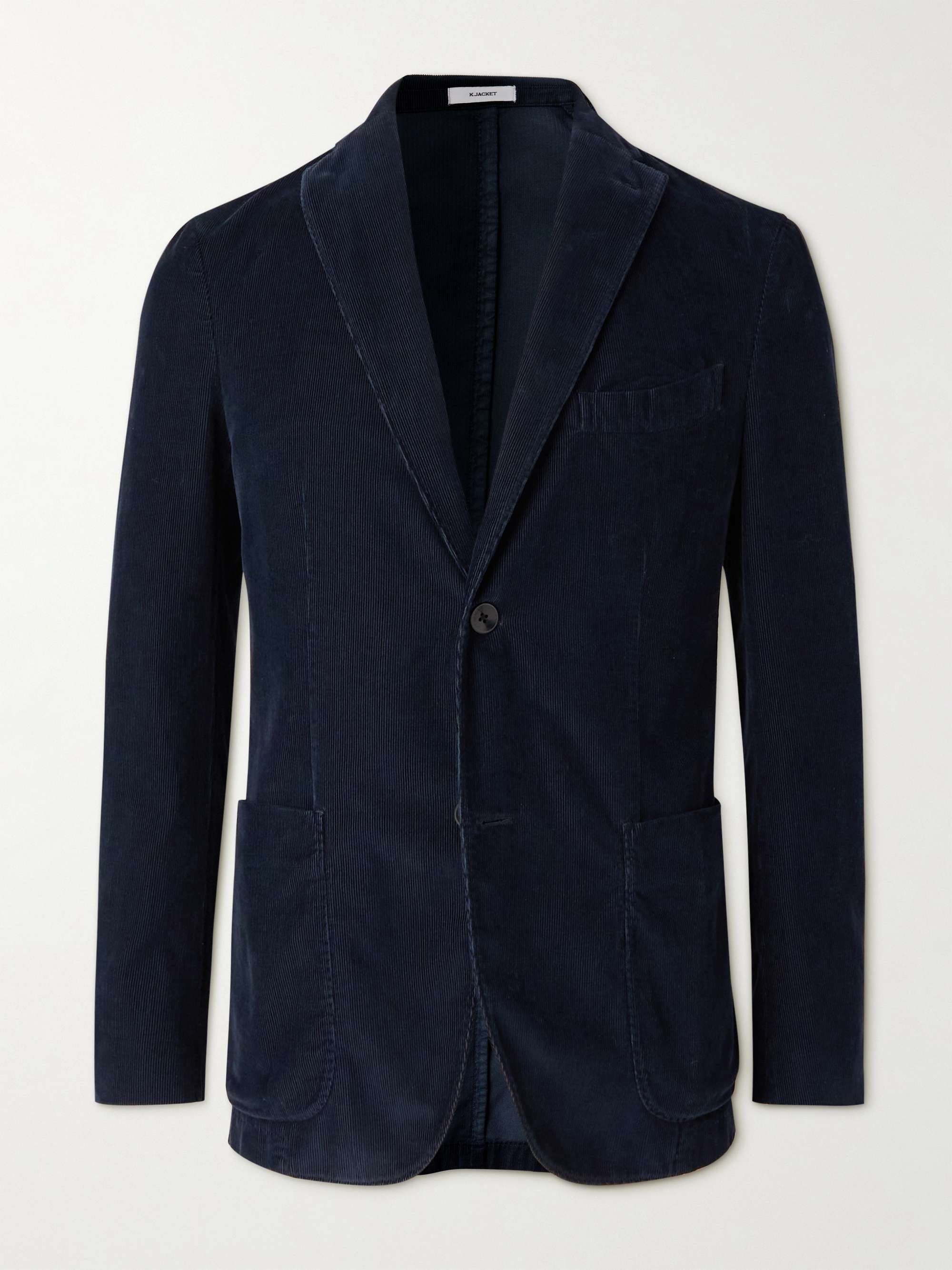 BOGLIOLI K-Jacket Slim-Fit Unstructured Cotton-Blend Corduroy Suit Jacket